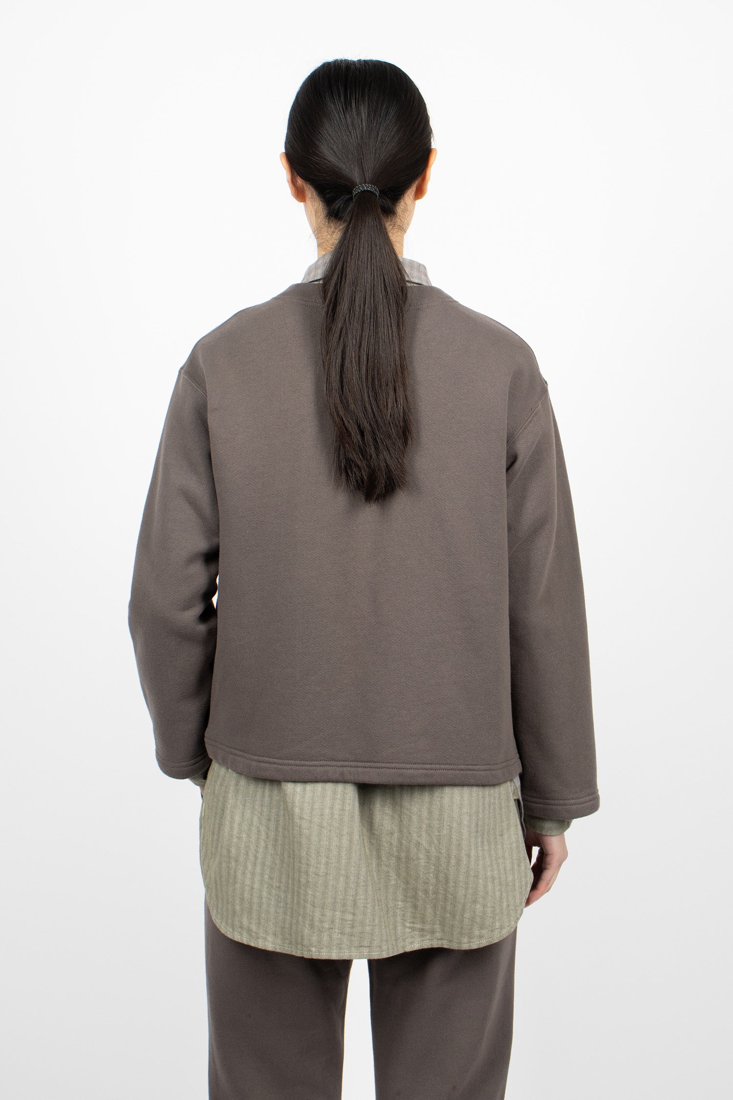 Knit Cardigan Graphite