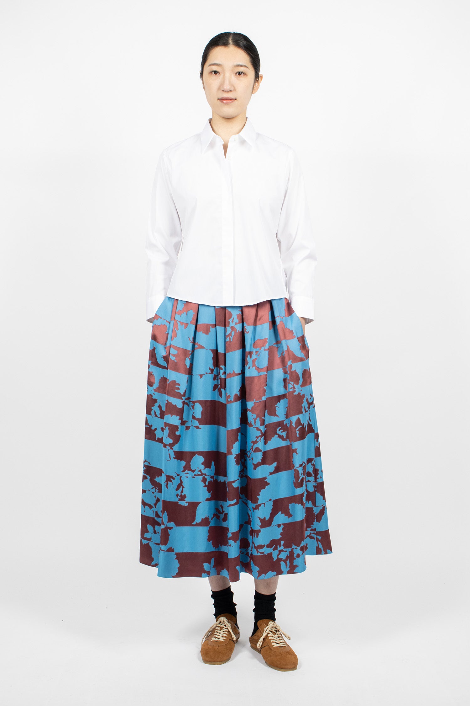 Boxy Mini Shirt White