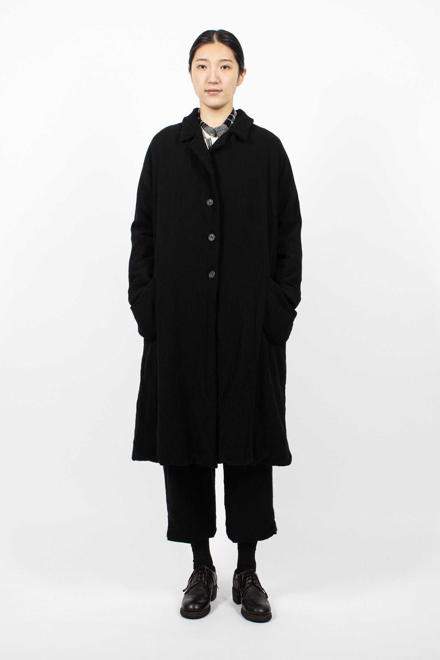 Clematice Wool Coat Black