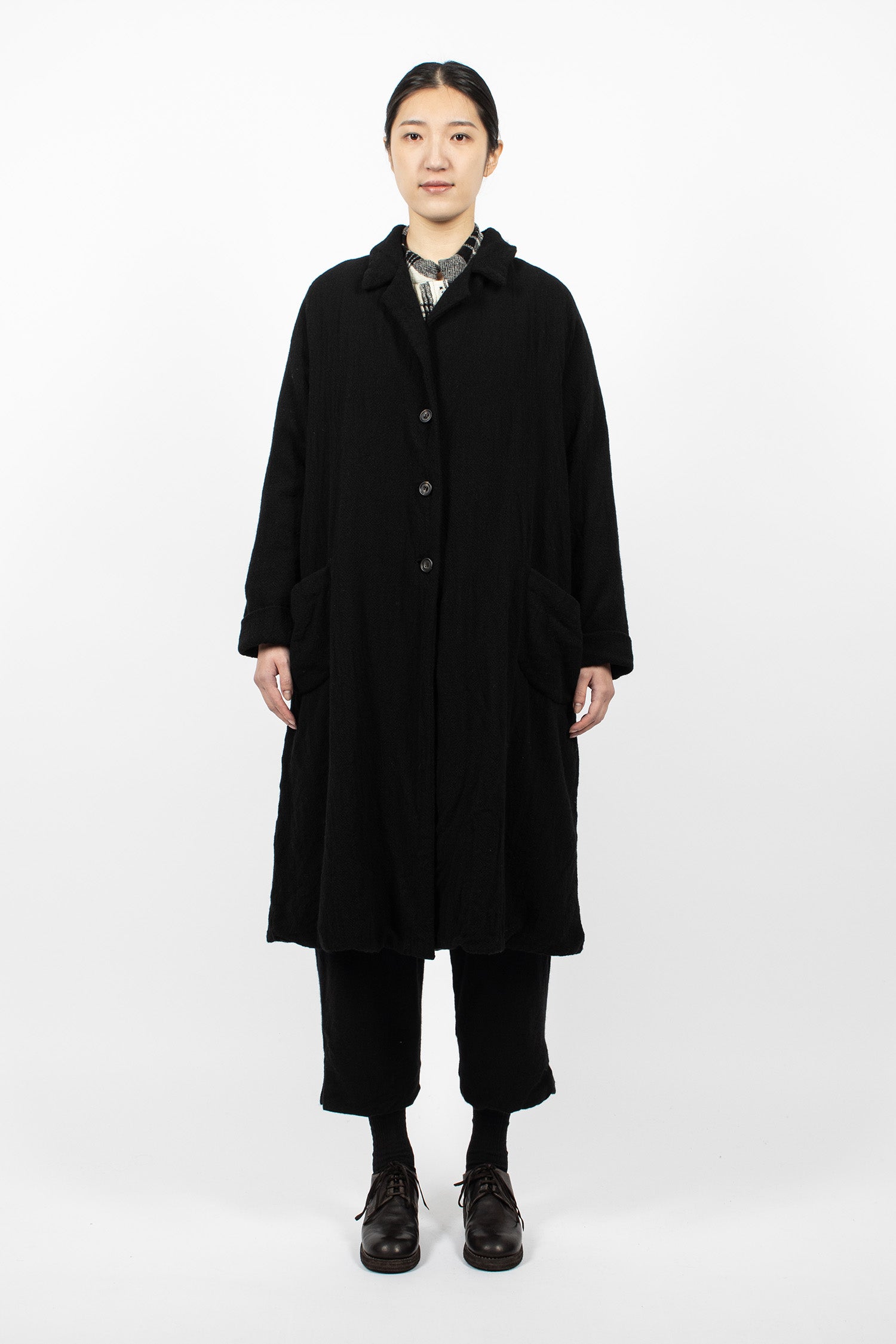Clematice Wool Coat Black