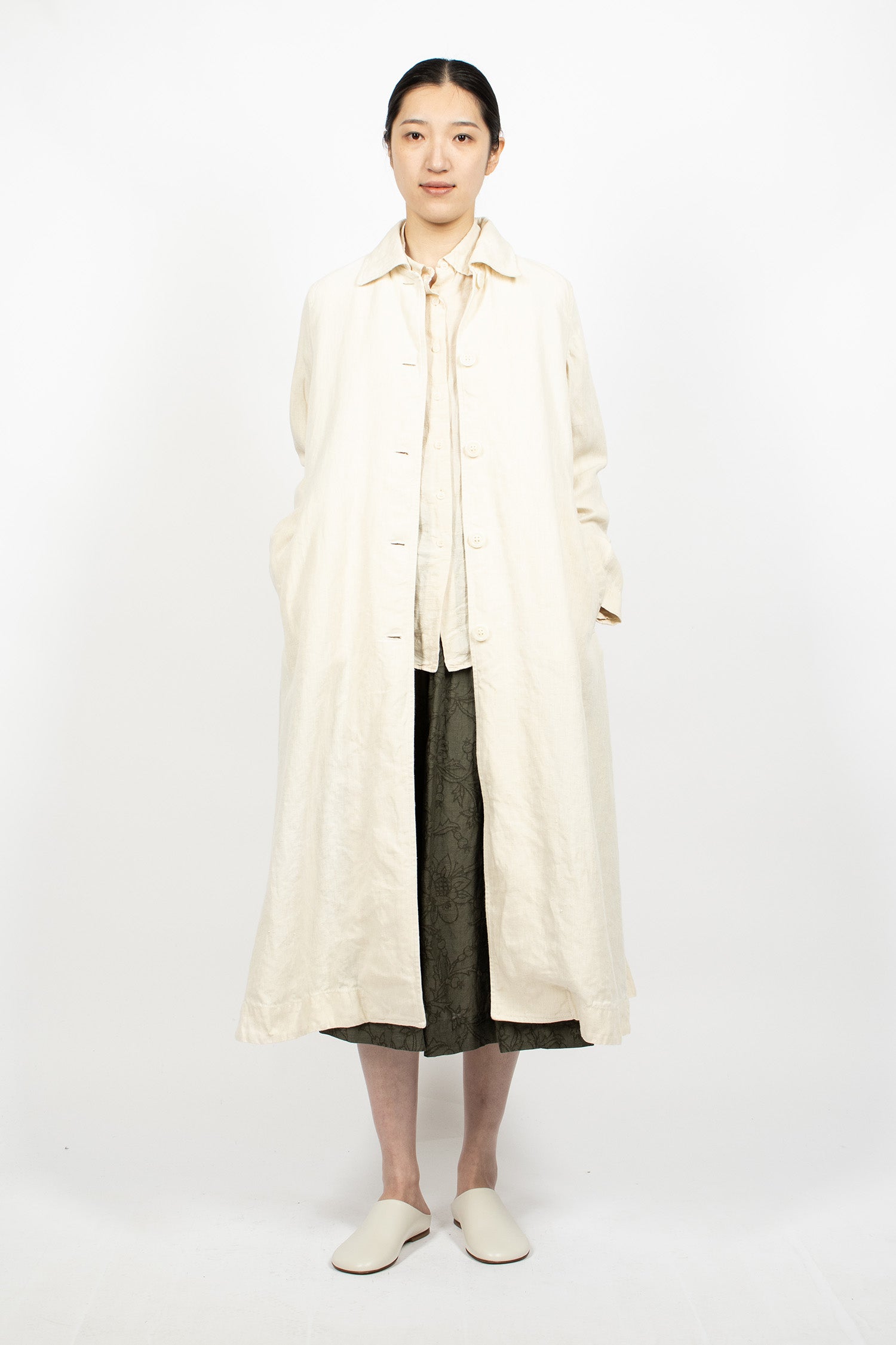 Orsan Isabelle Coat Ivory