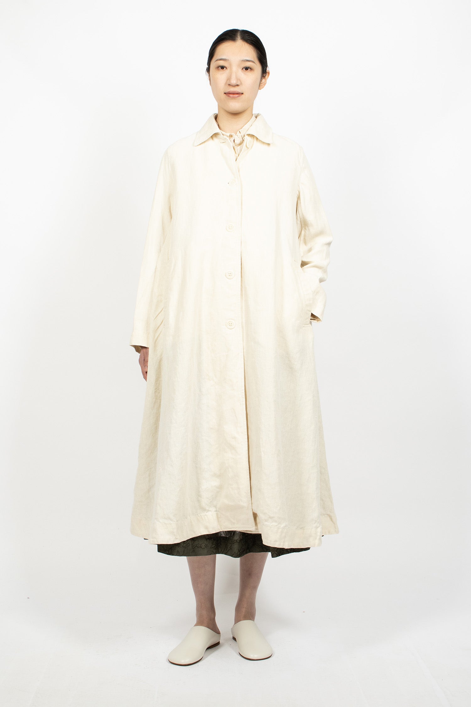 Orsan Isabelle Coat Ivory