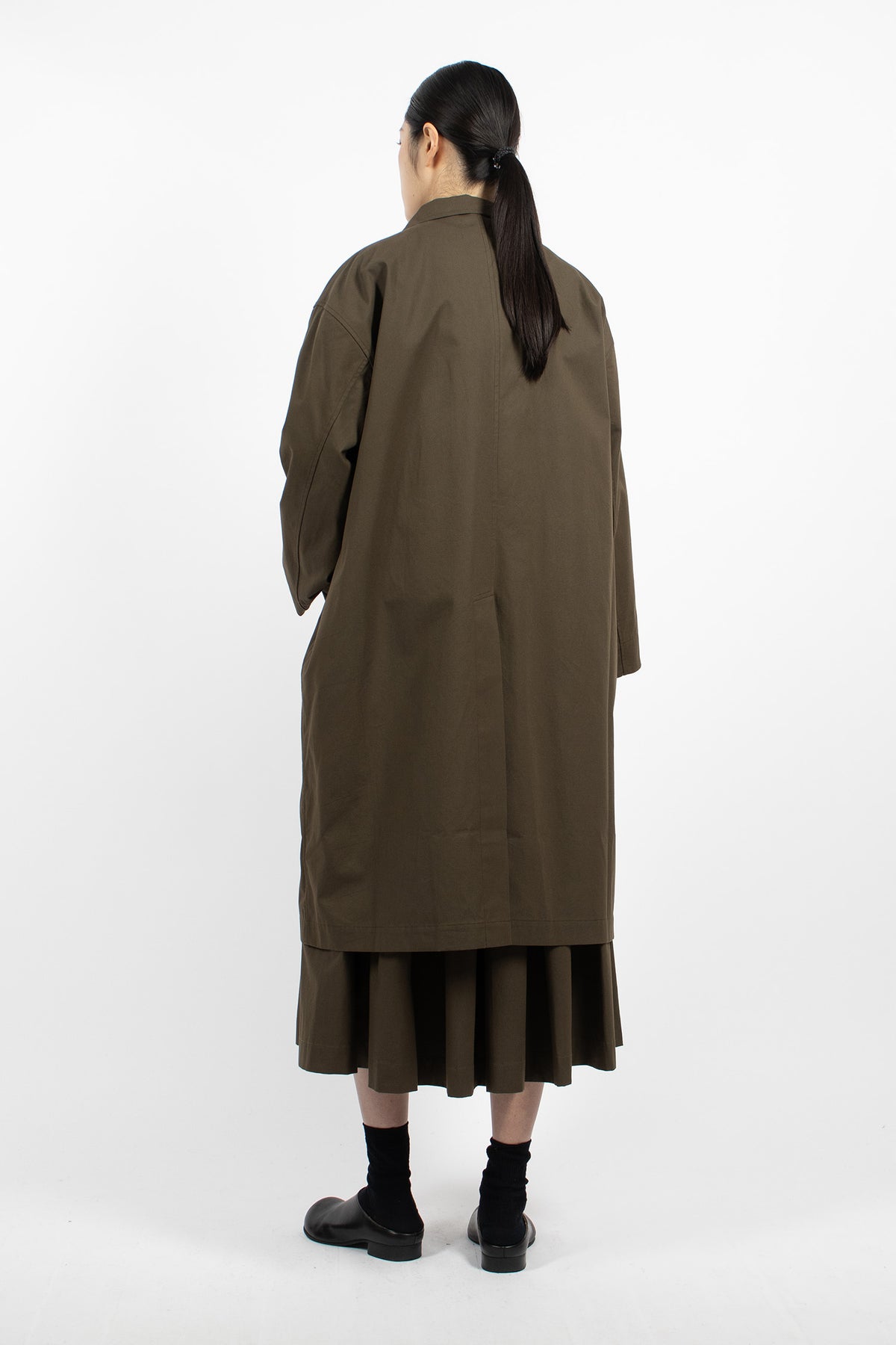 Matisse Water Repellent Coat Olive Green