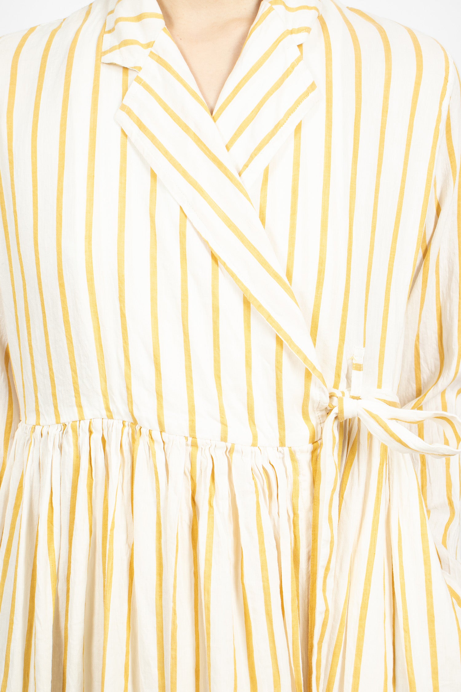 Colette Dress Gold Stripe 1