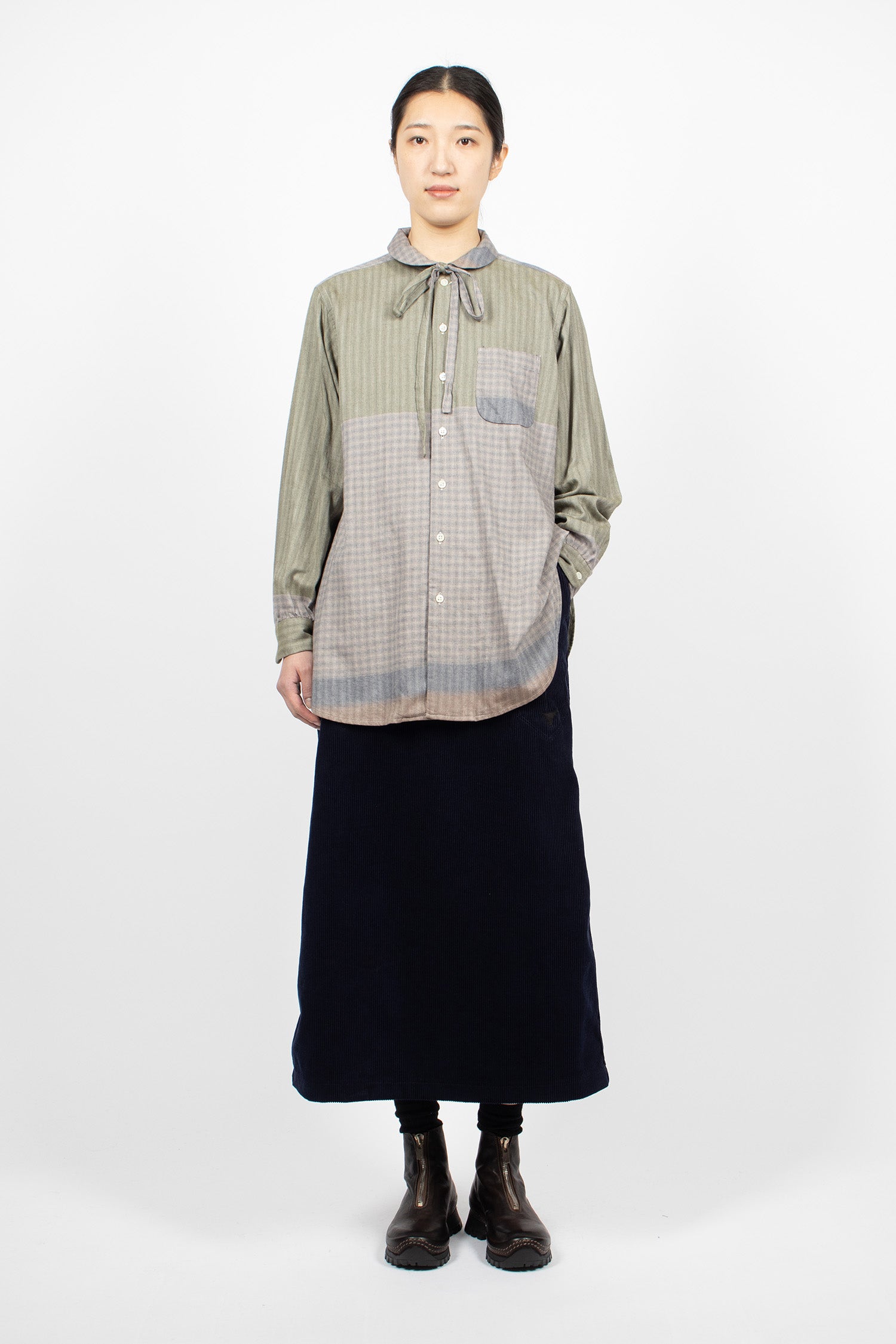 Sailor Skirt Navy Corduroy