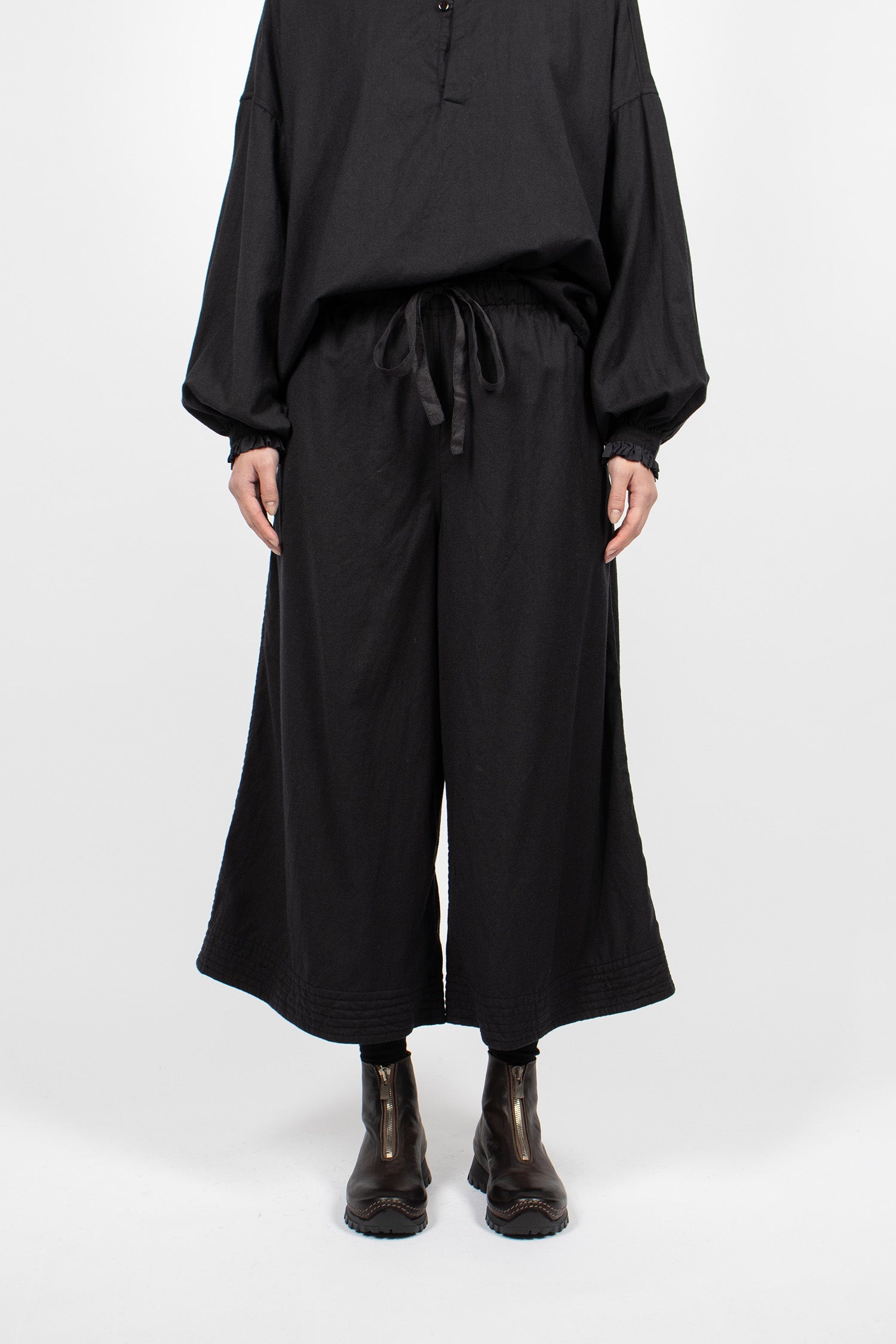 Coulisse Wool Pants Black