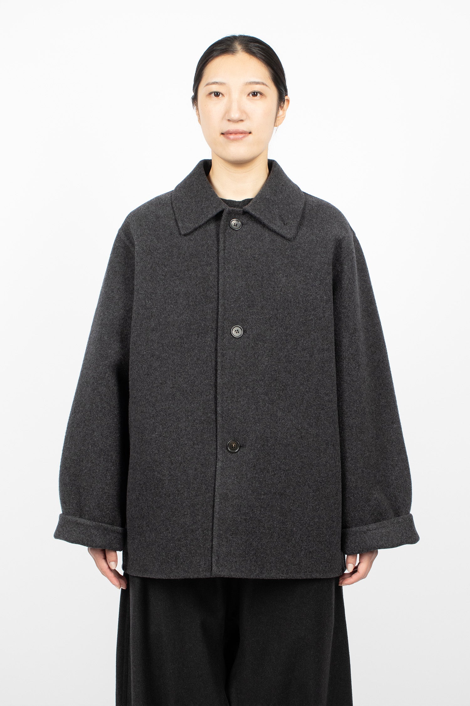 Cousin Wool Jacket Carbon Melange