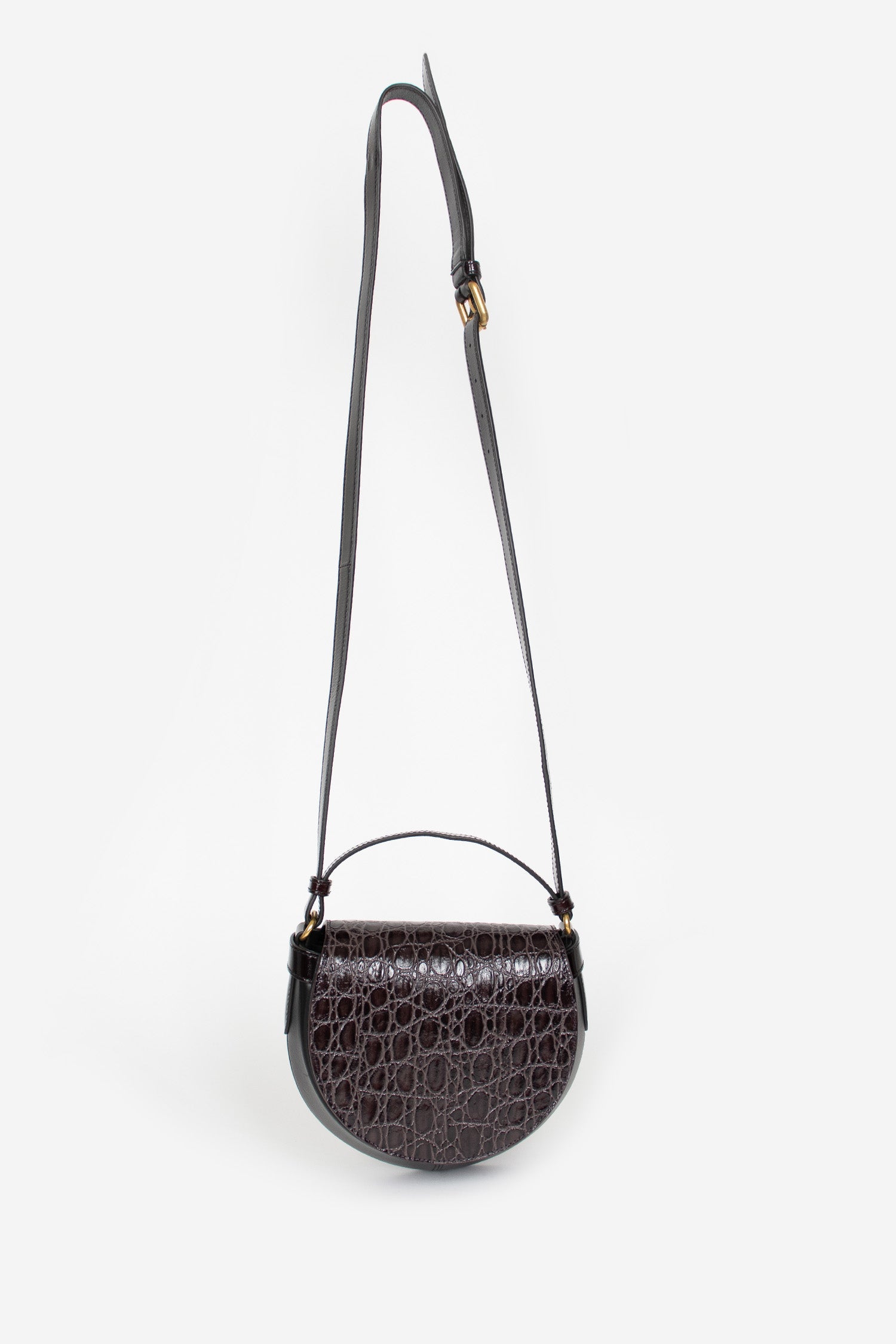Small Leather Crossbody Bag Black