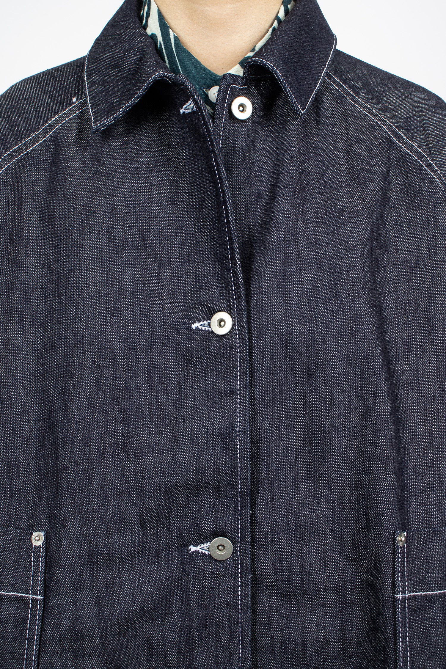 Drays Travail Denim Jacket Dark Indigo