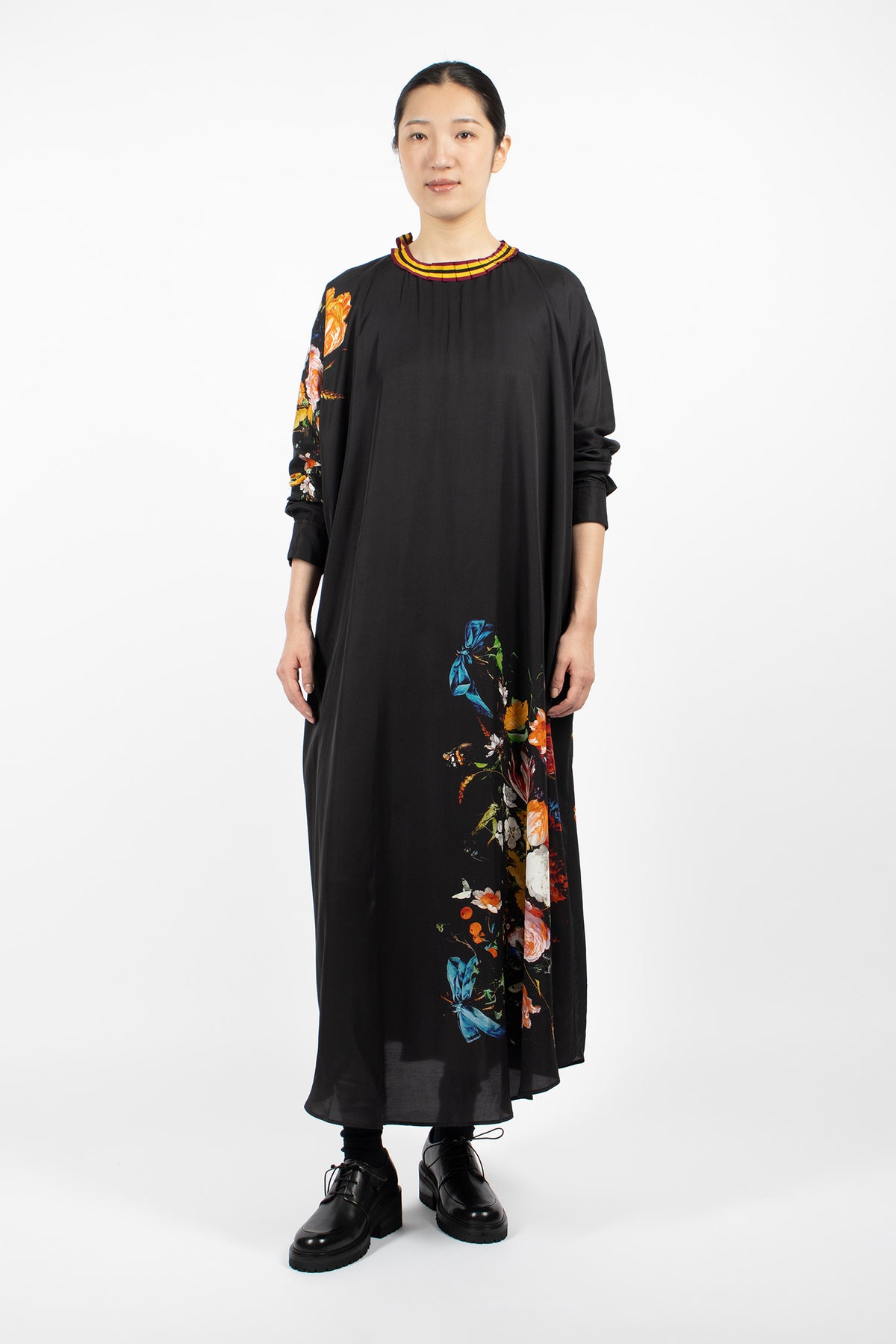 Satin Maxi Dress Dessin A