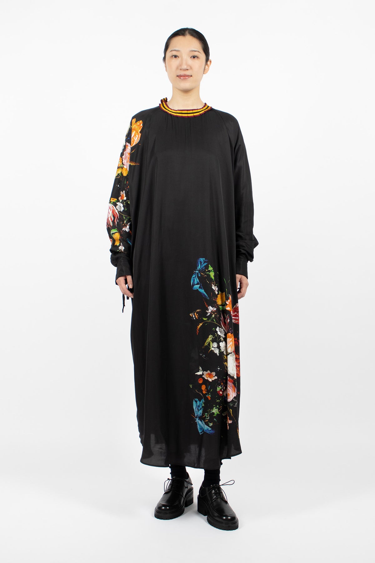 Satin Maxi Dress Dessin A