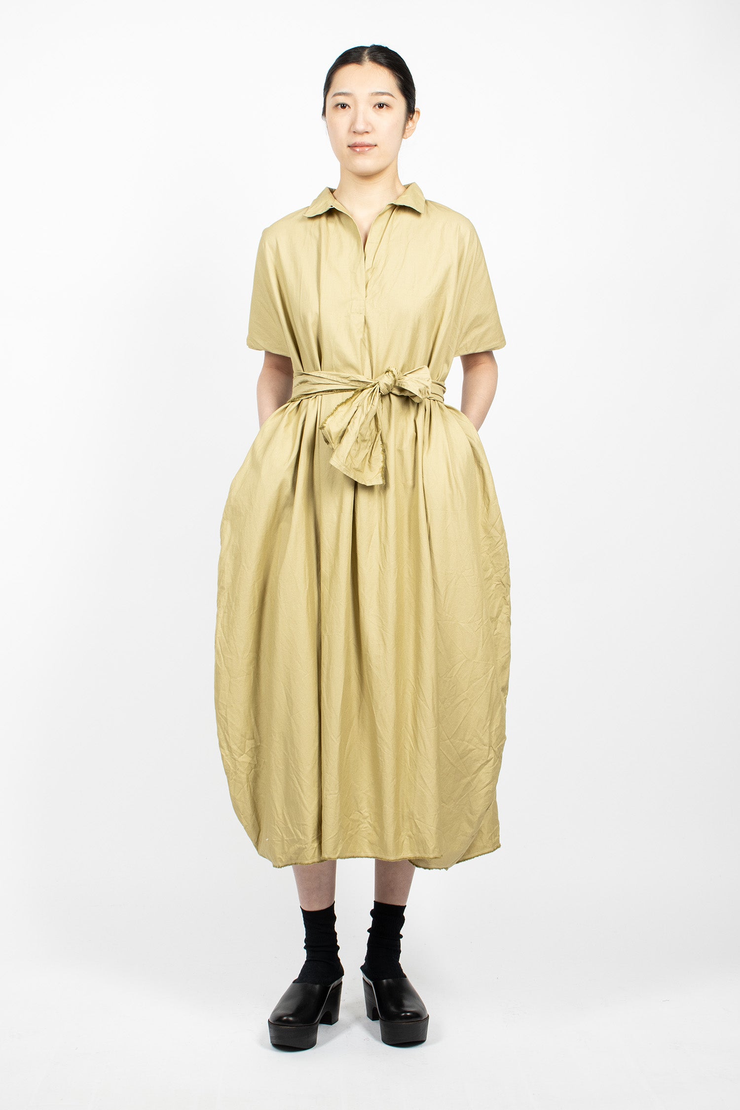 20.07.06 Washed Dress Khaki