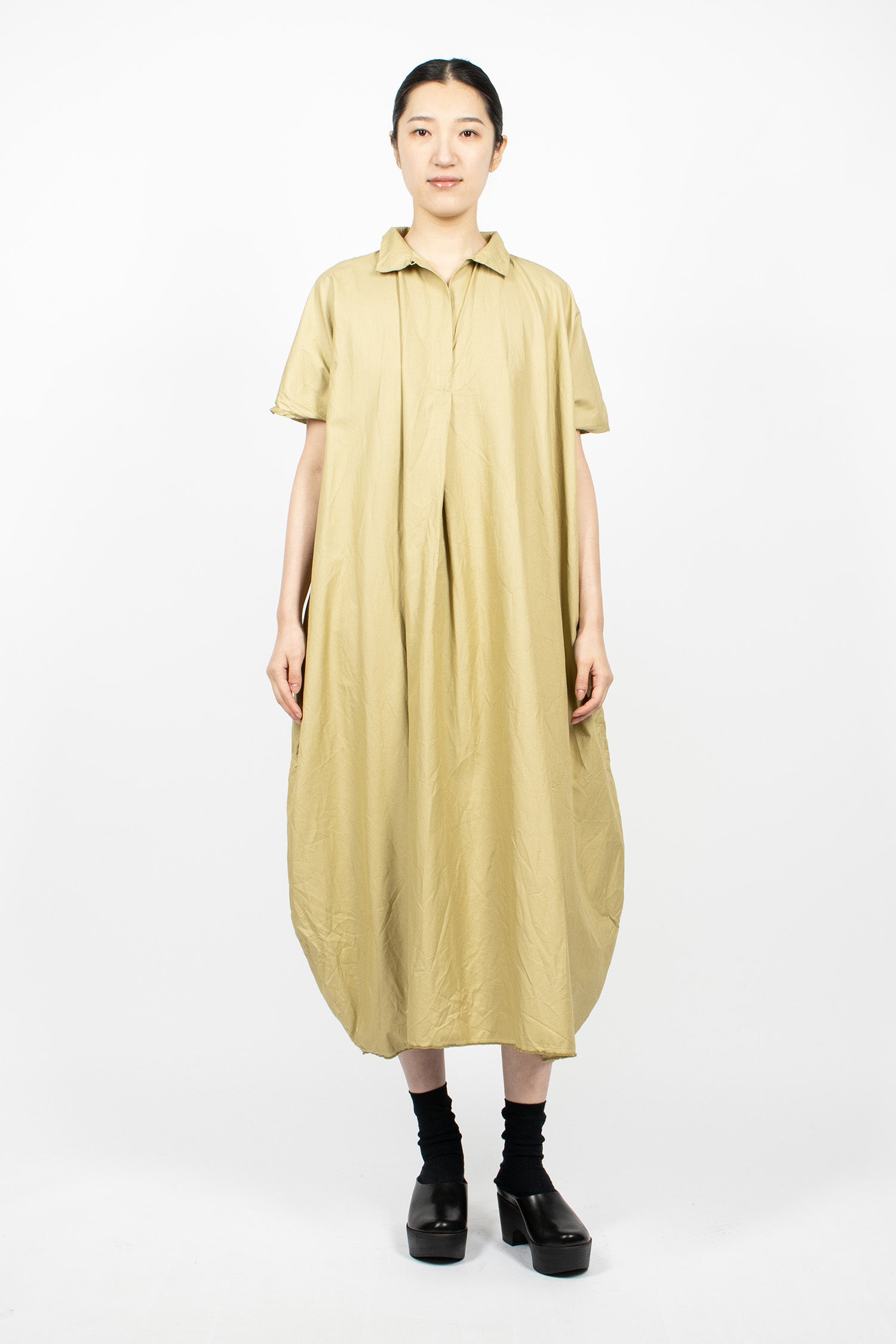 20.07.06 Washed Dress Khaki