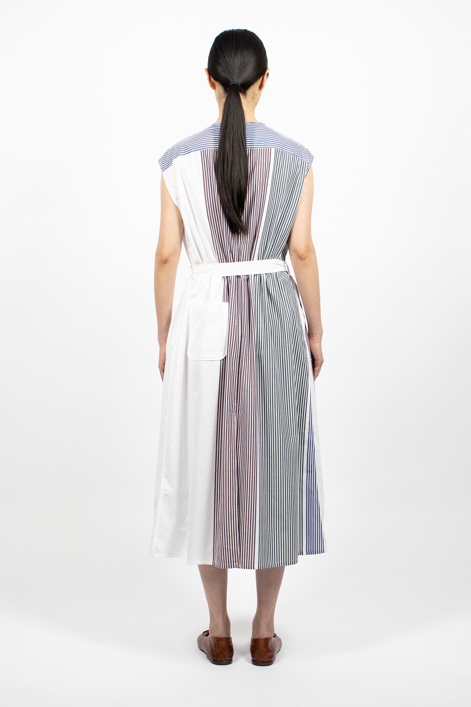 Bush Dress Multi Block Stripe