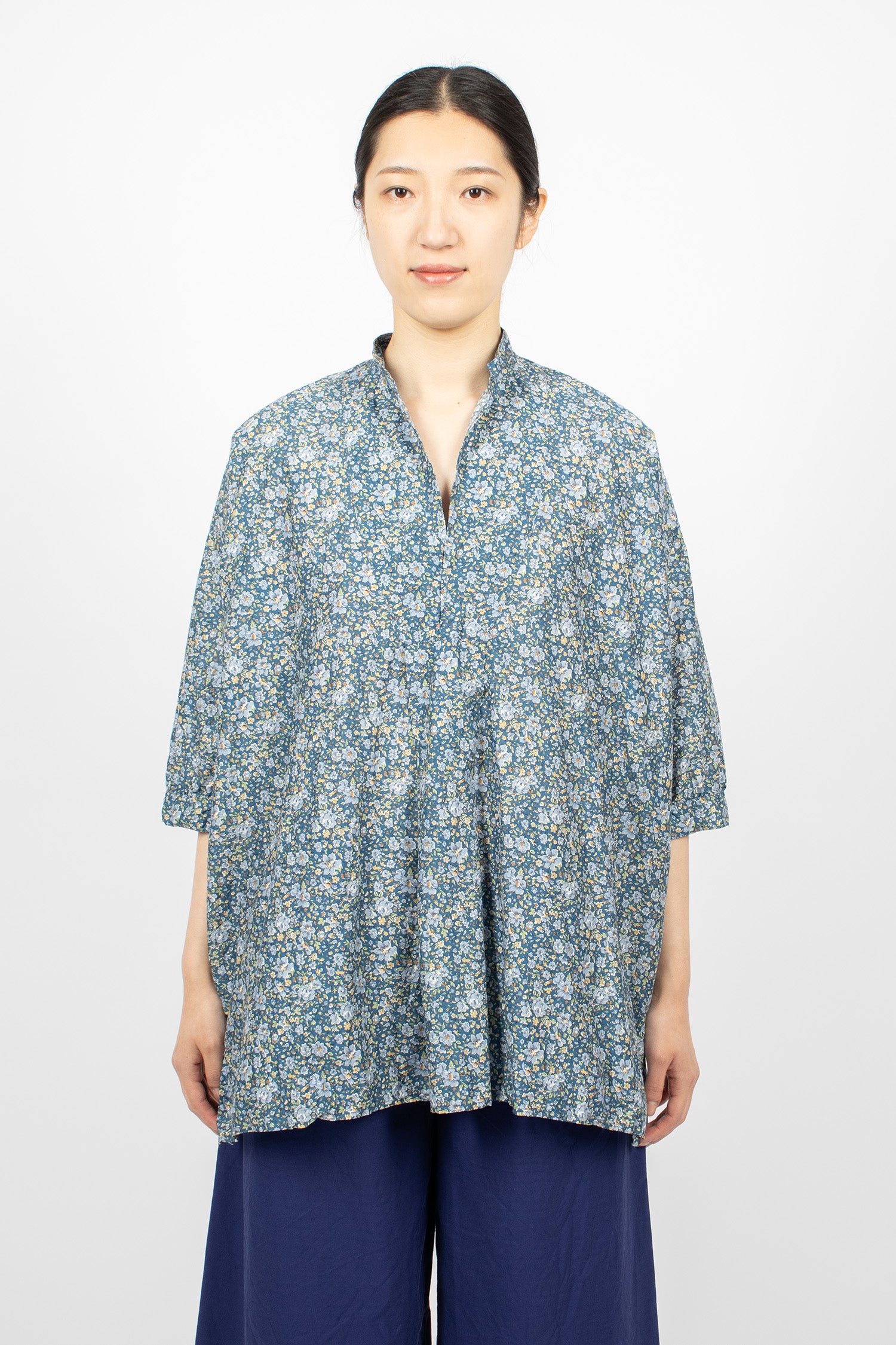 Kora Shirt Liberty Blue Flower 1