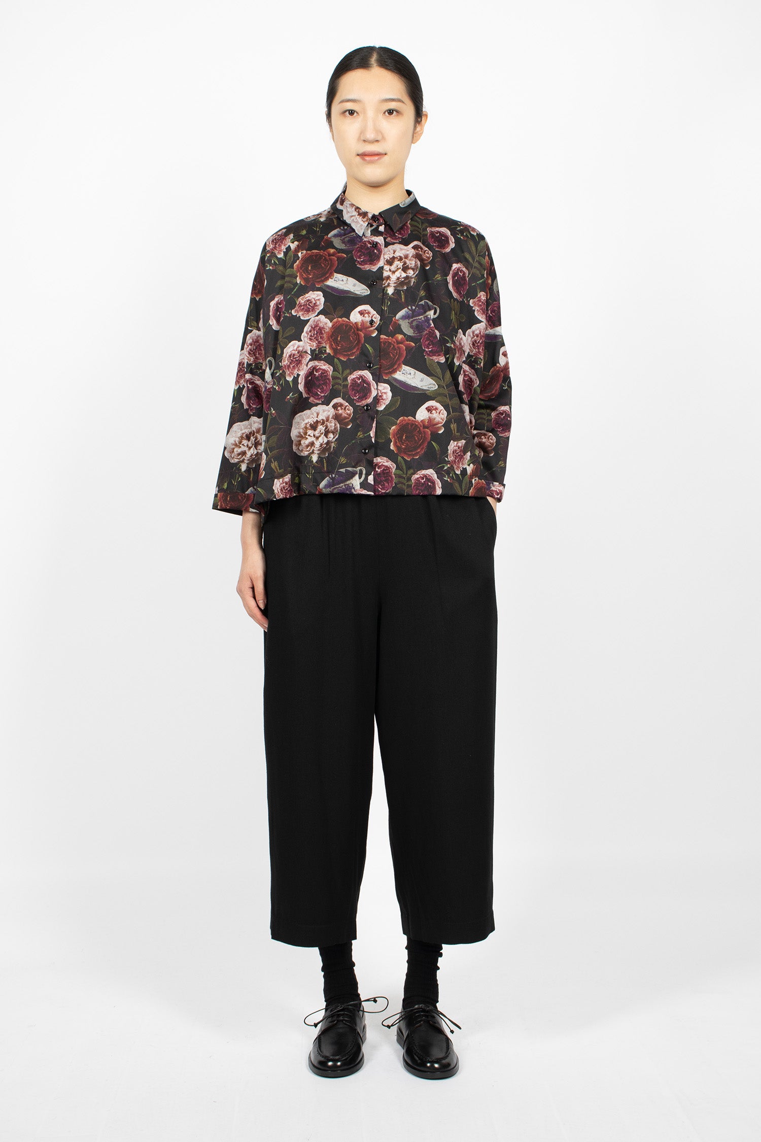 Pierre Reversible Pants Roses/Black