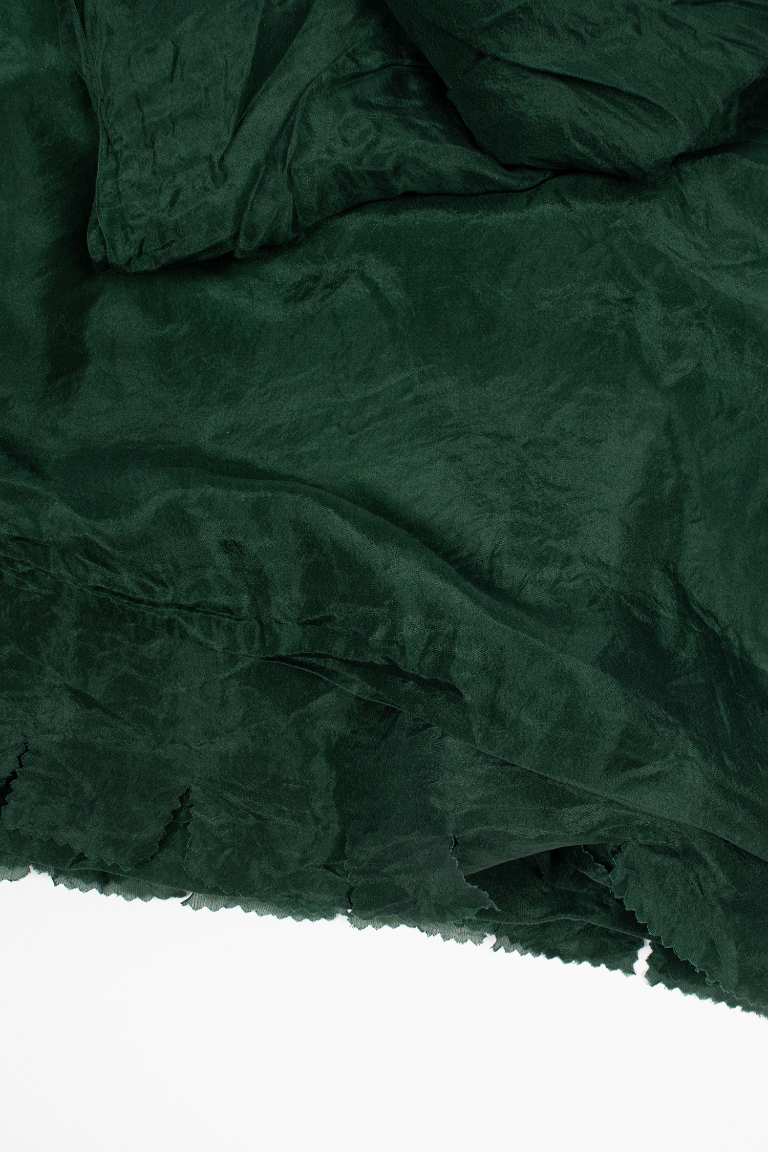 Silk Habotai Light Scarf Forest