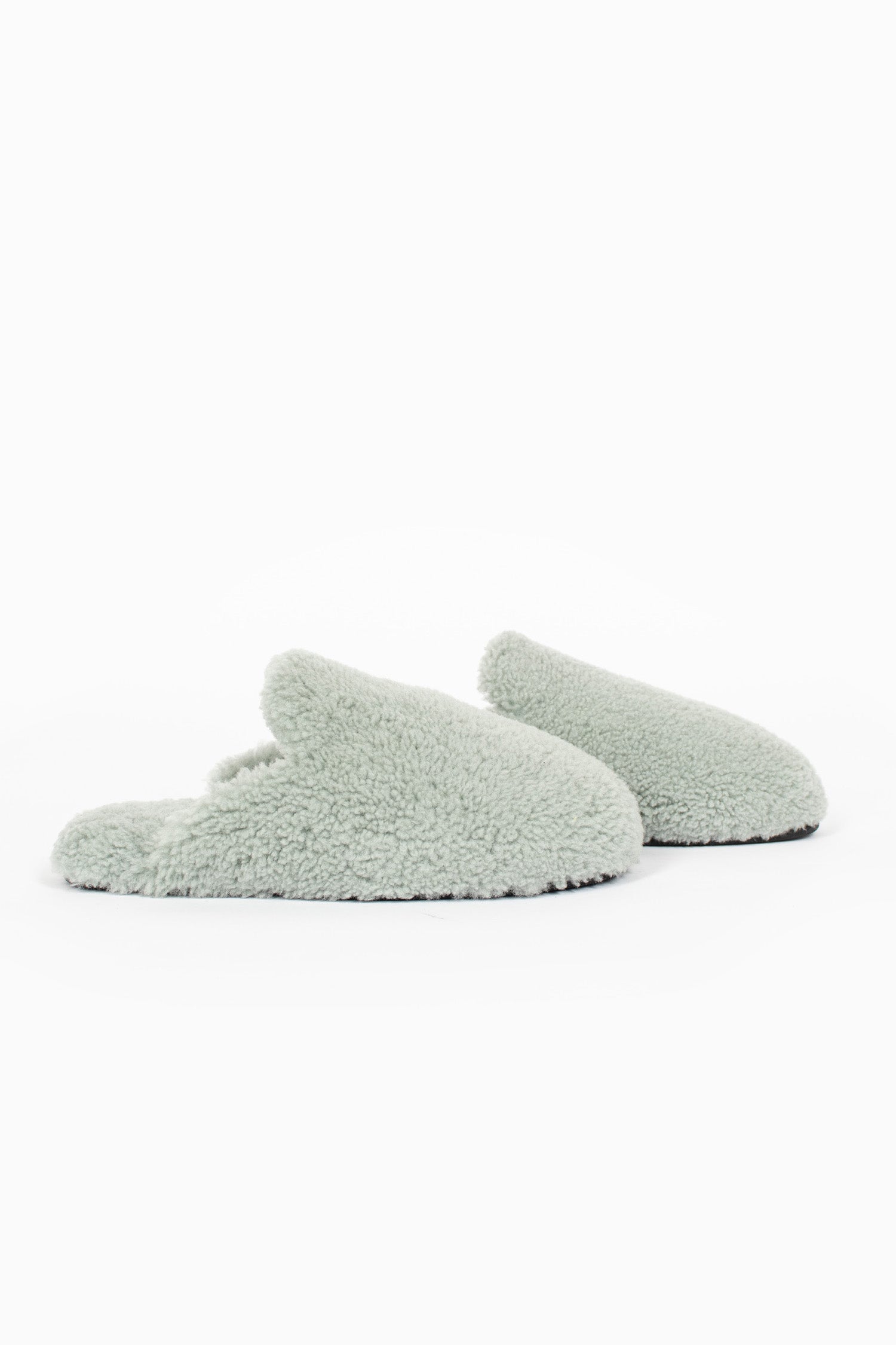 Shearling Slippers Teal
