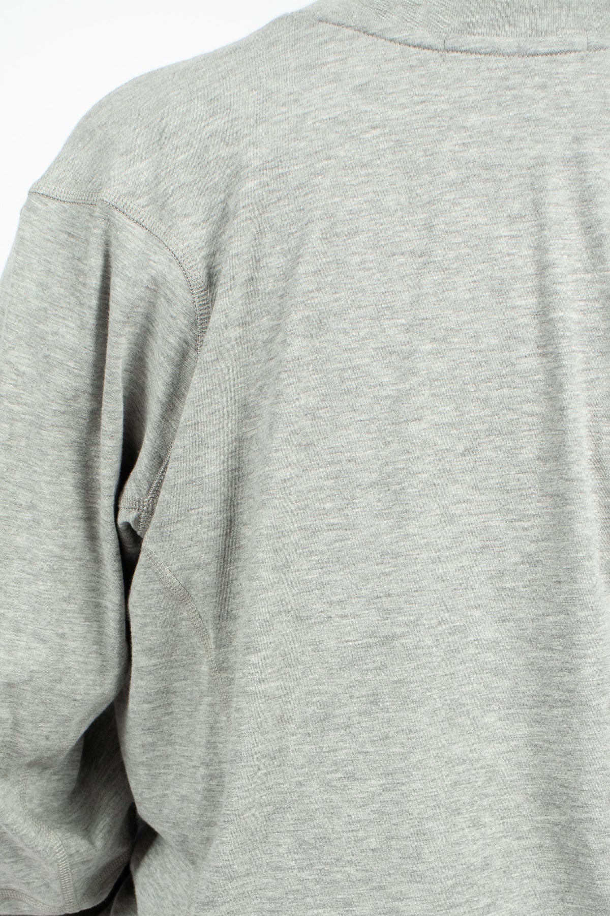 Coverstitch L/S Tee Heather Grey