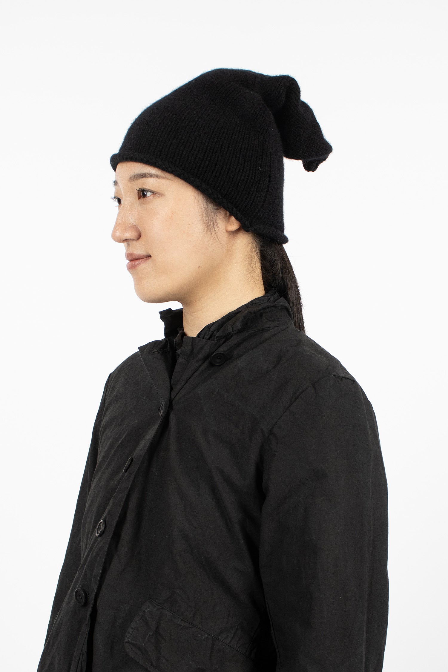 No.5 Cashmere Hat Black