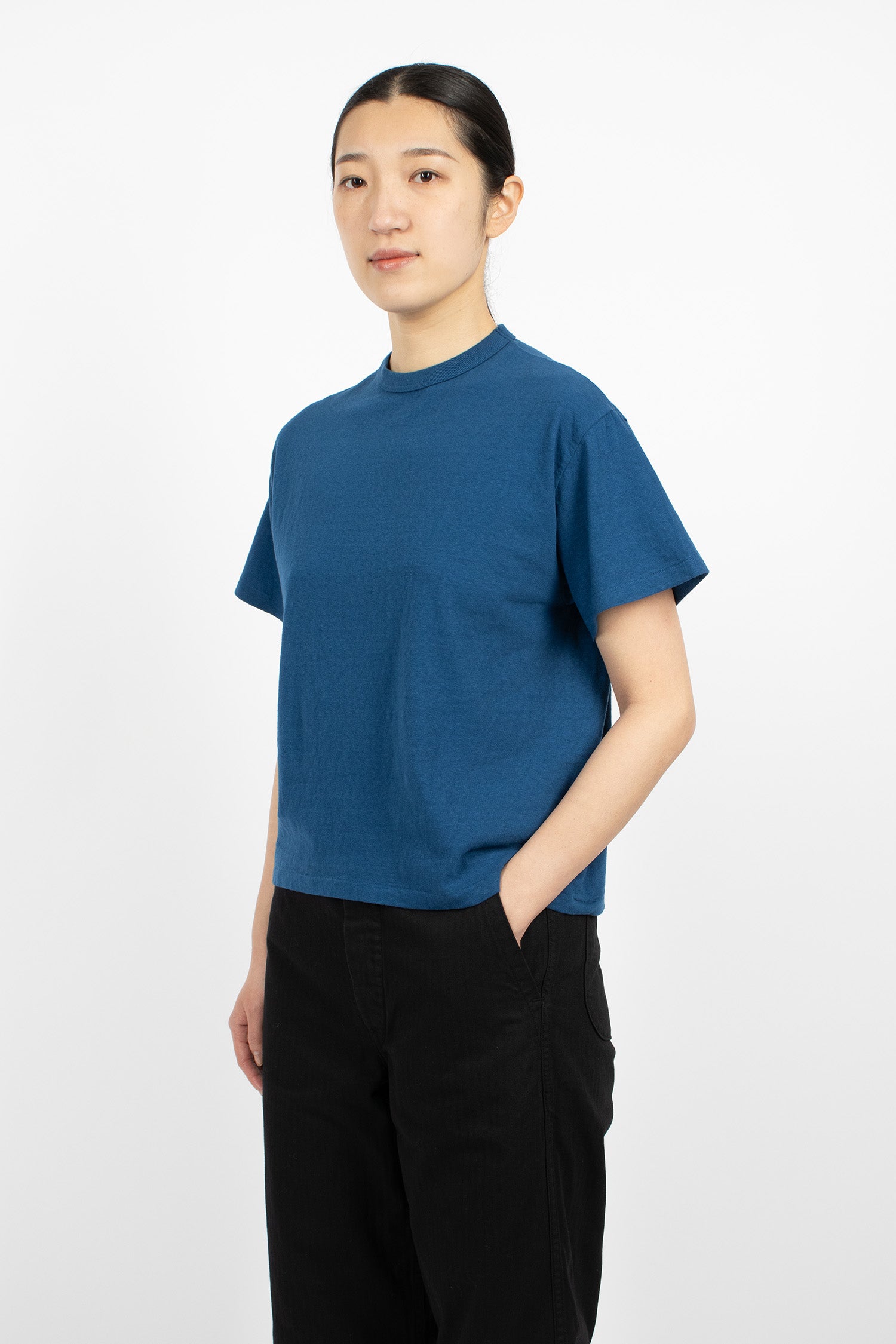 Hi'Aka SS T-Shirt Blue Opal