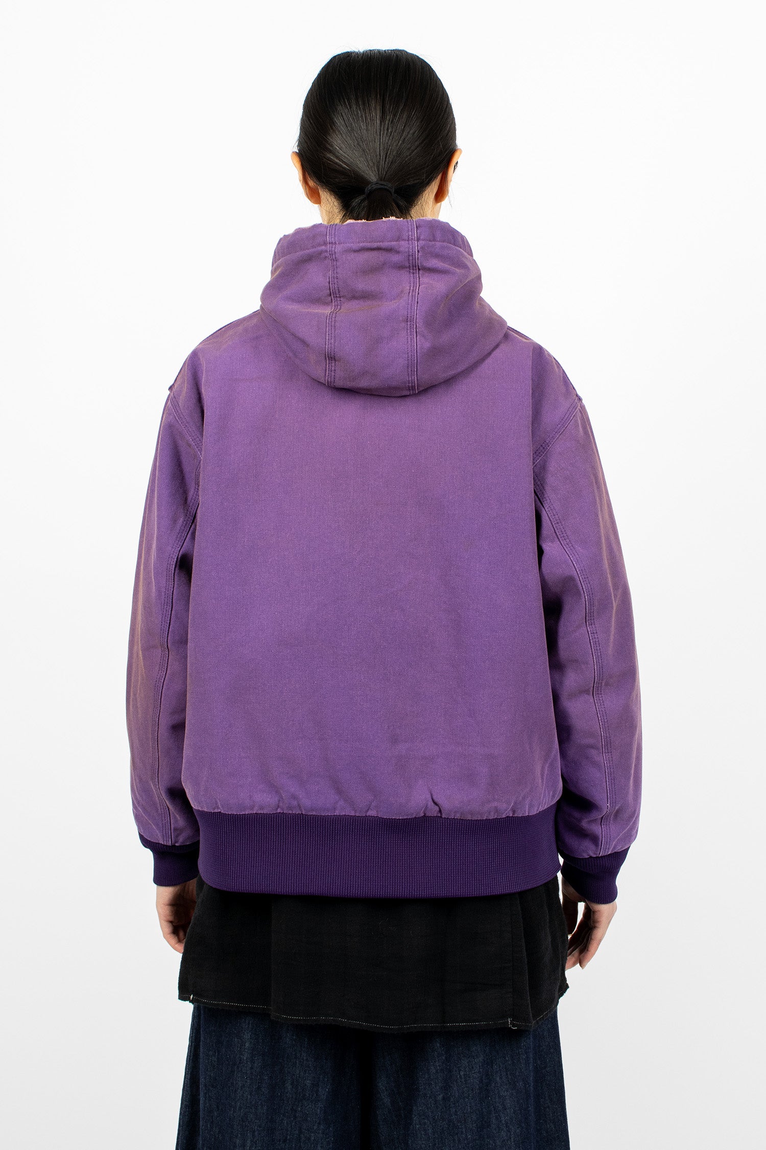 Zip Work Hoody Purple