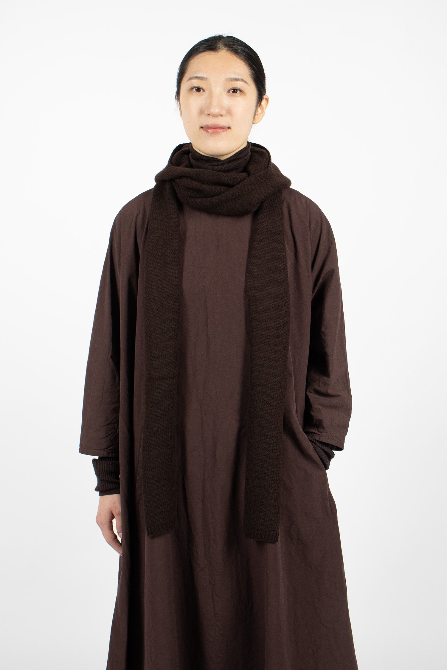 Hooded Scarf Ebony