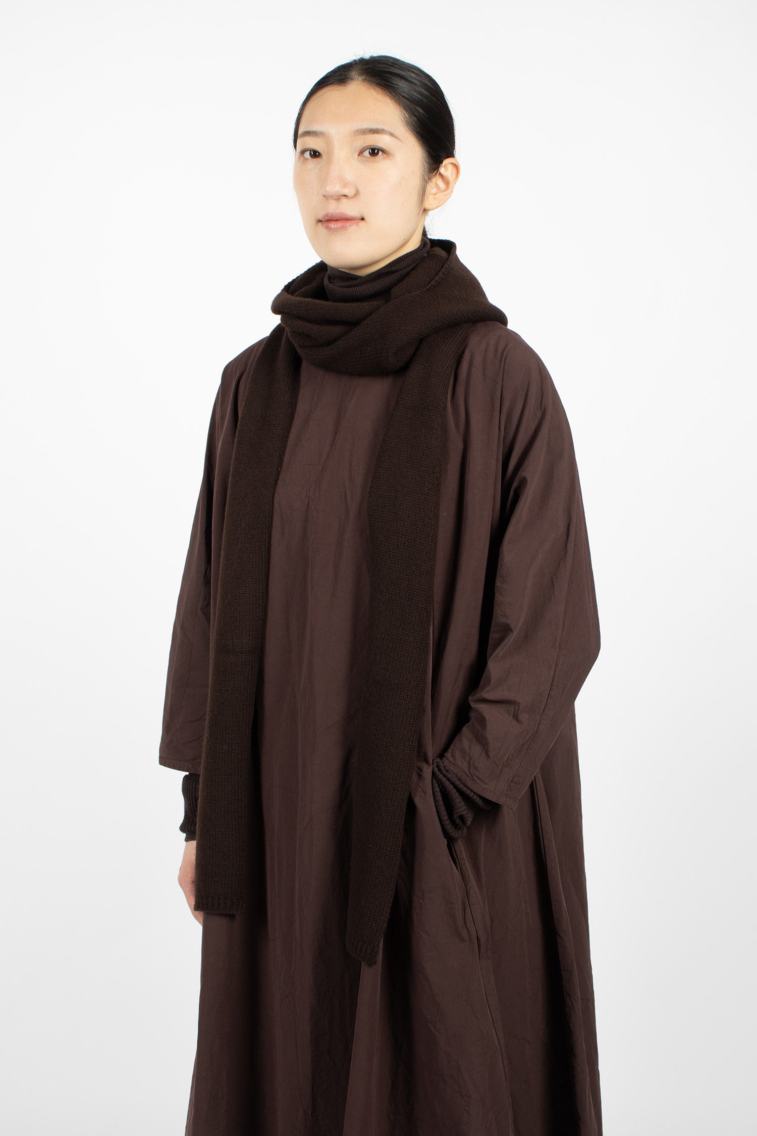 Hooded Scarf Ebony