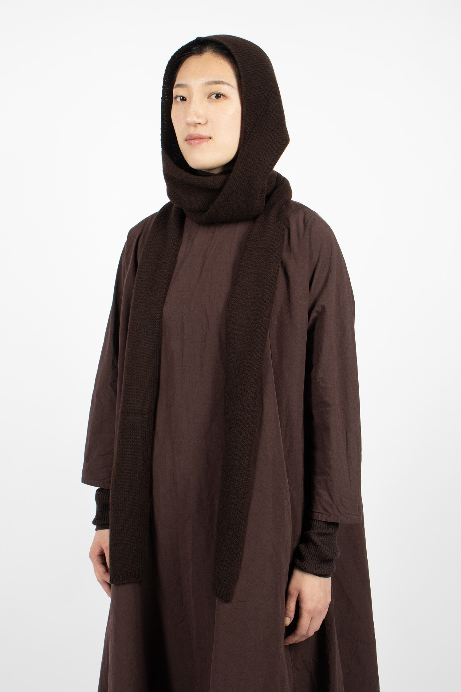 Hooded Scarf Ebony