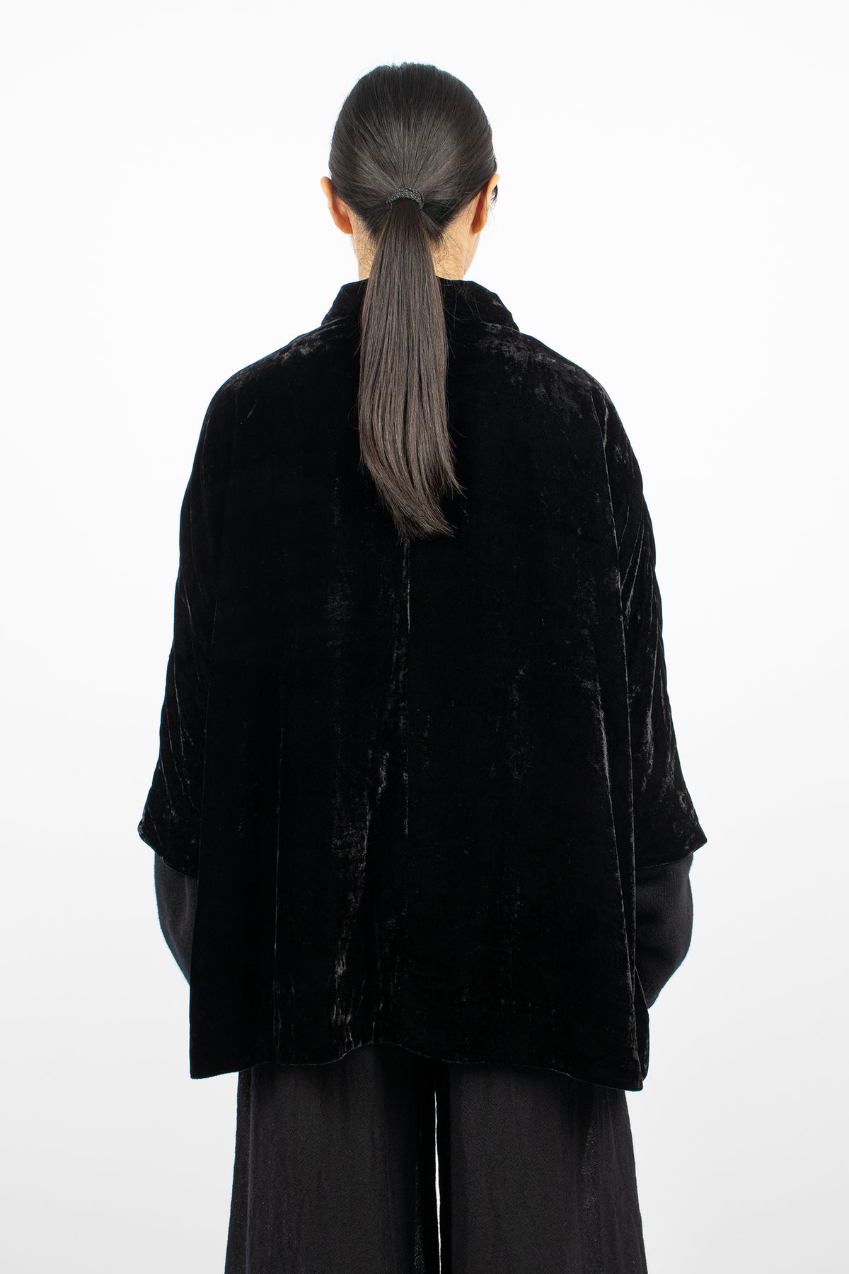 Loose Coat Onyx Velvet