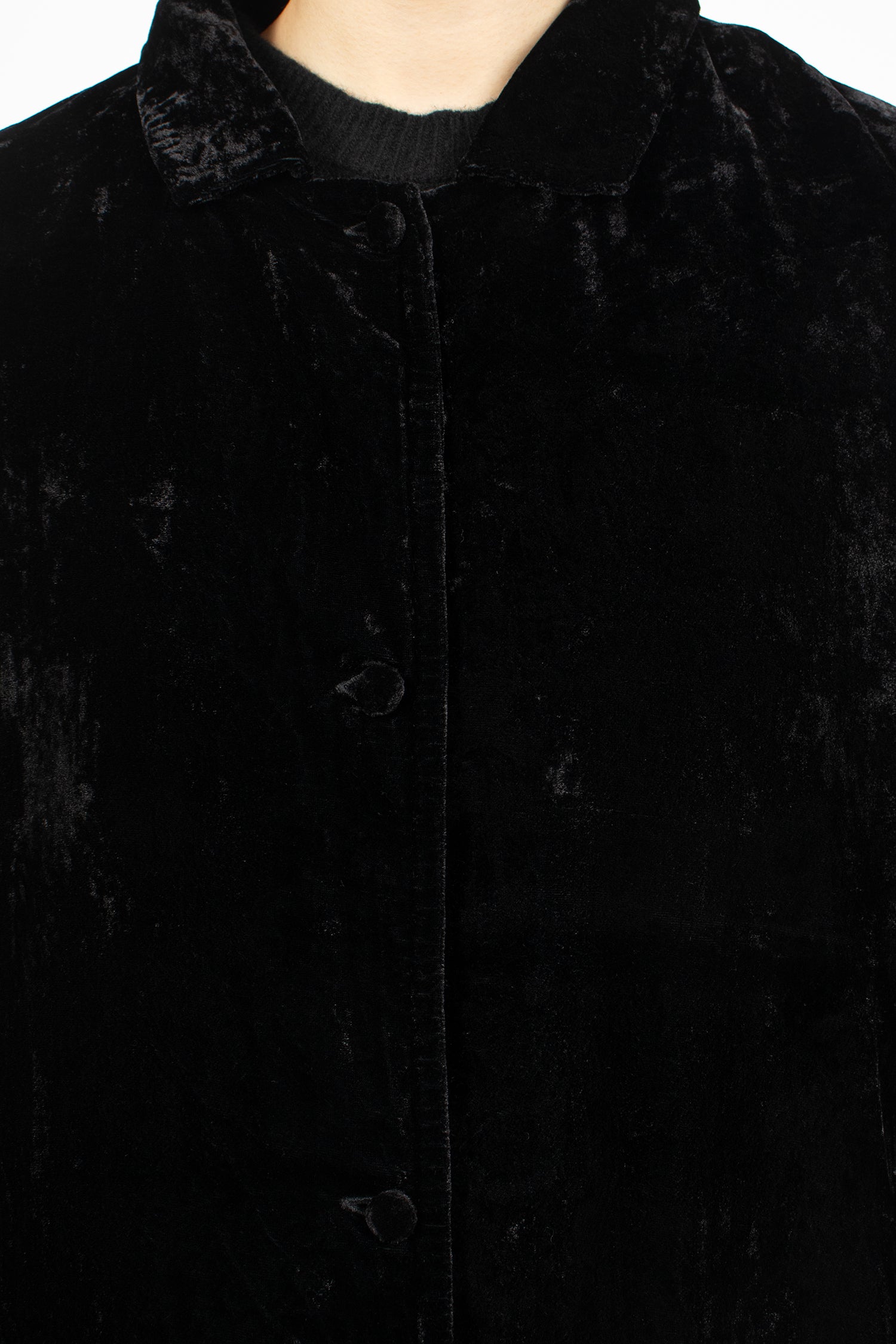 Loose Coat Onyx Velvet