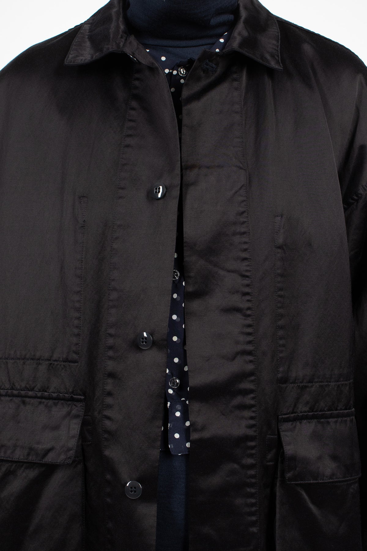 Coverall Jacket Greyish Navy