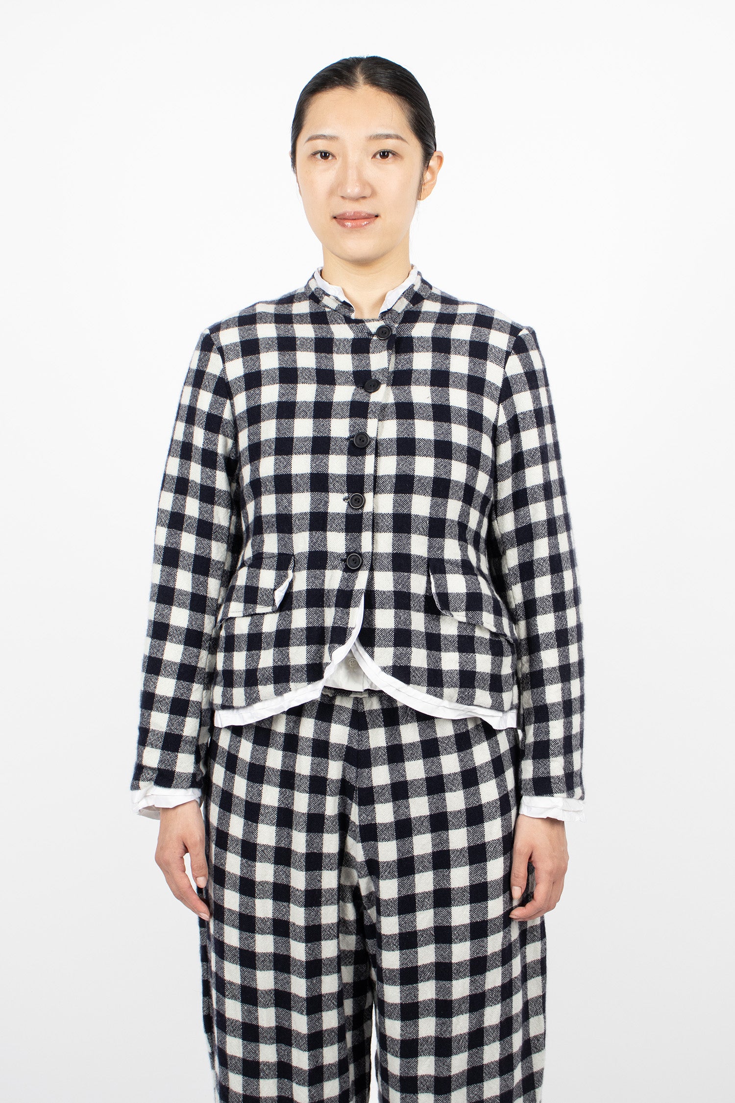 Rory Cashmere Jacket Check