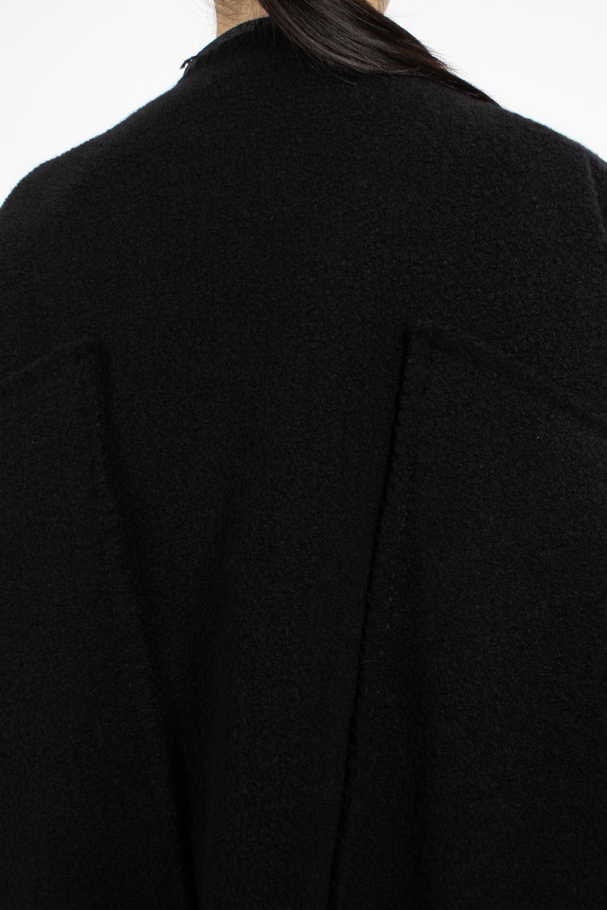 Teddy Cashmere Coat Black