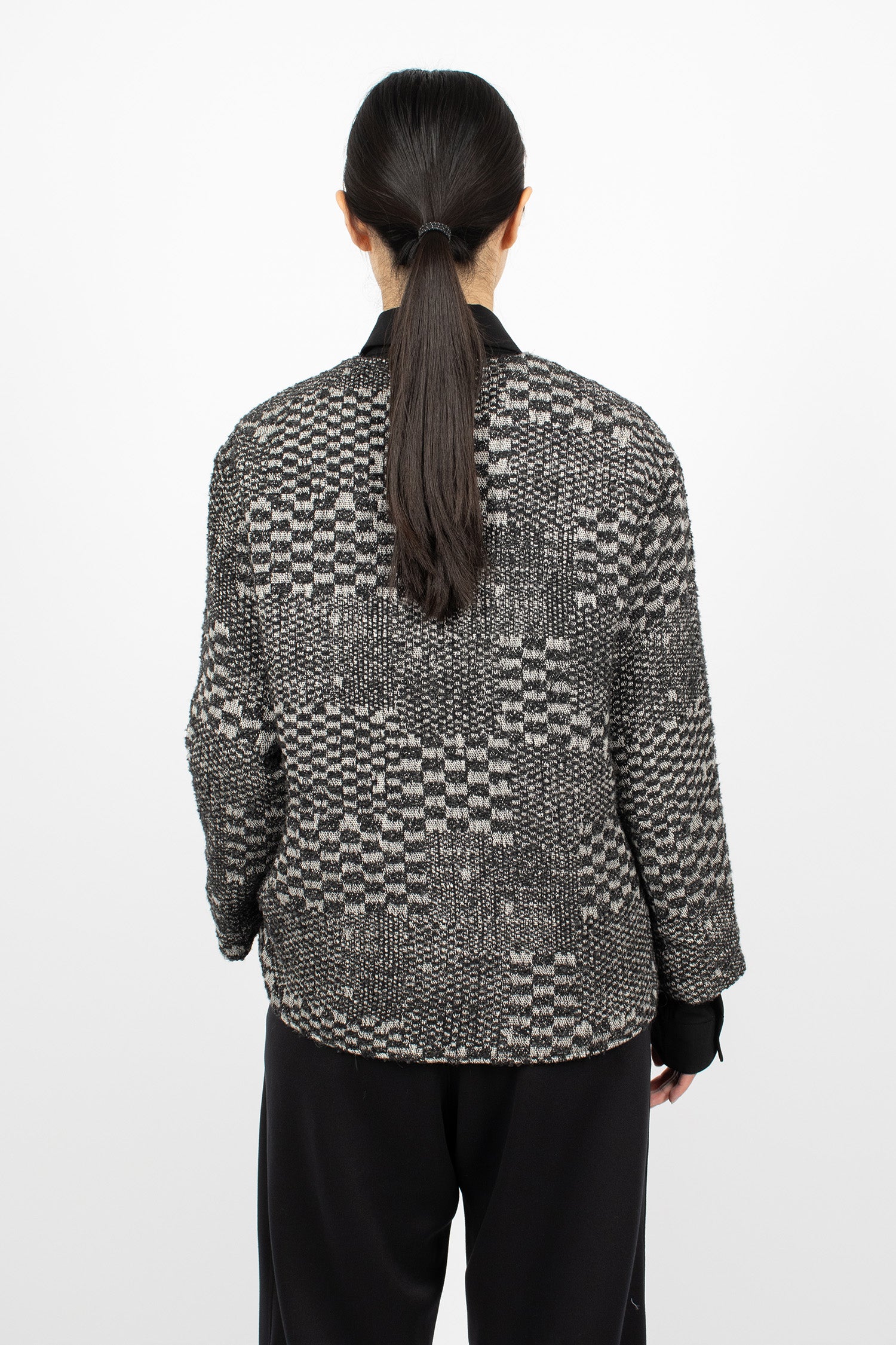 Cutaway Jacket Black/White