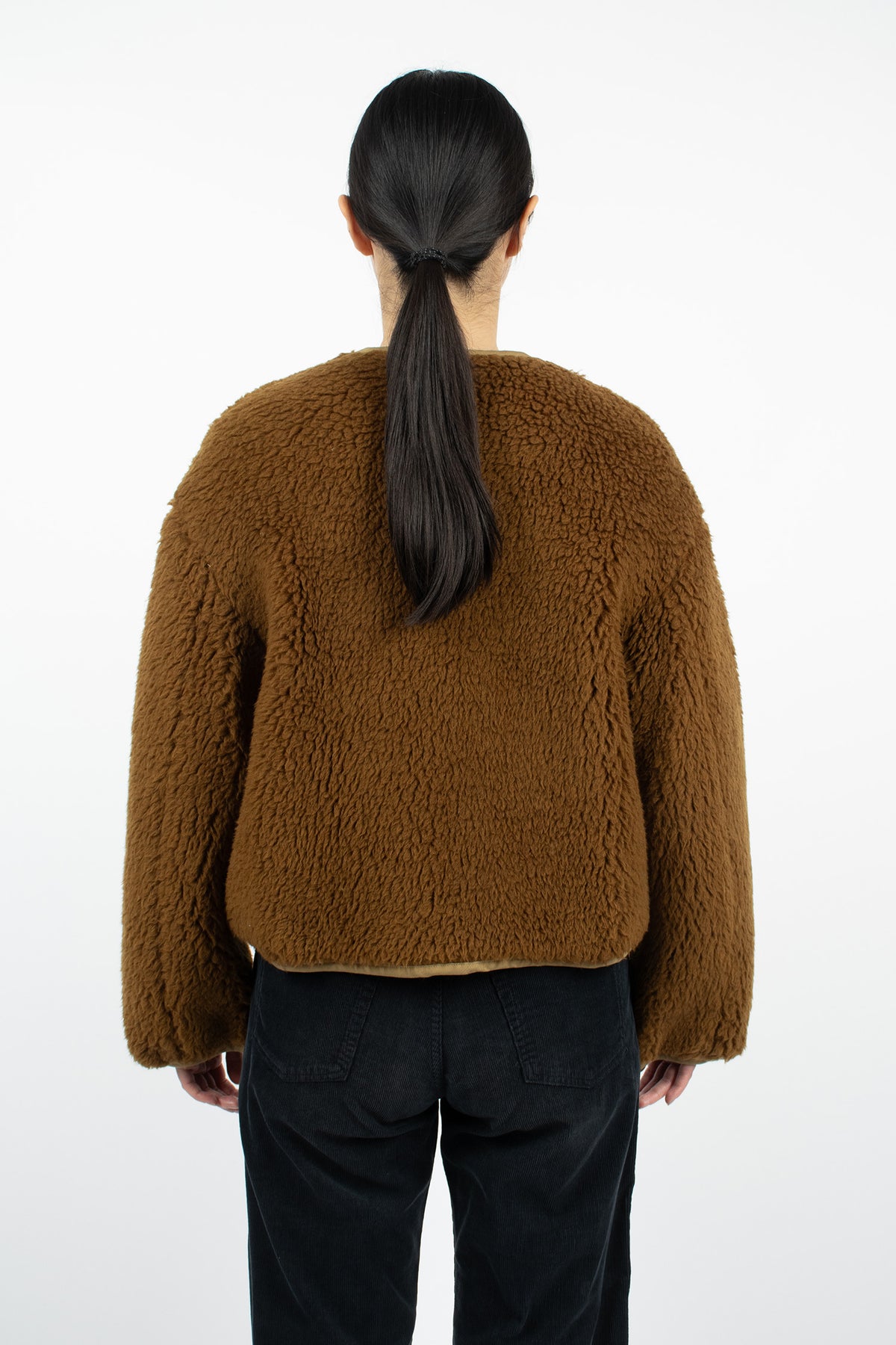 Liner Down Reversible Jacket Brown