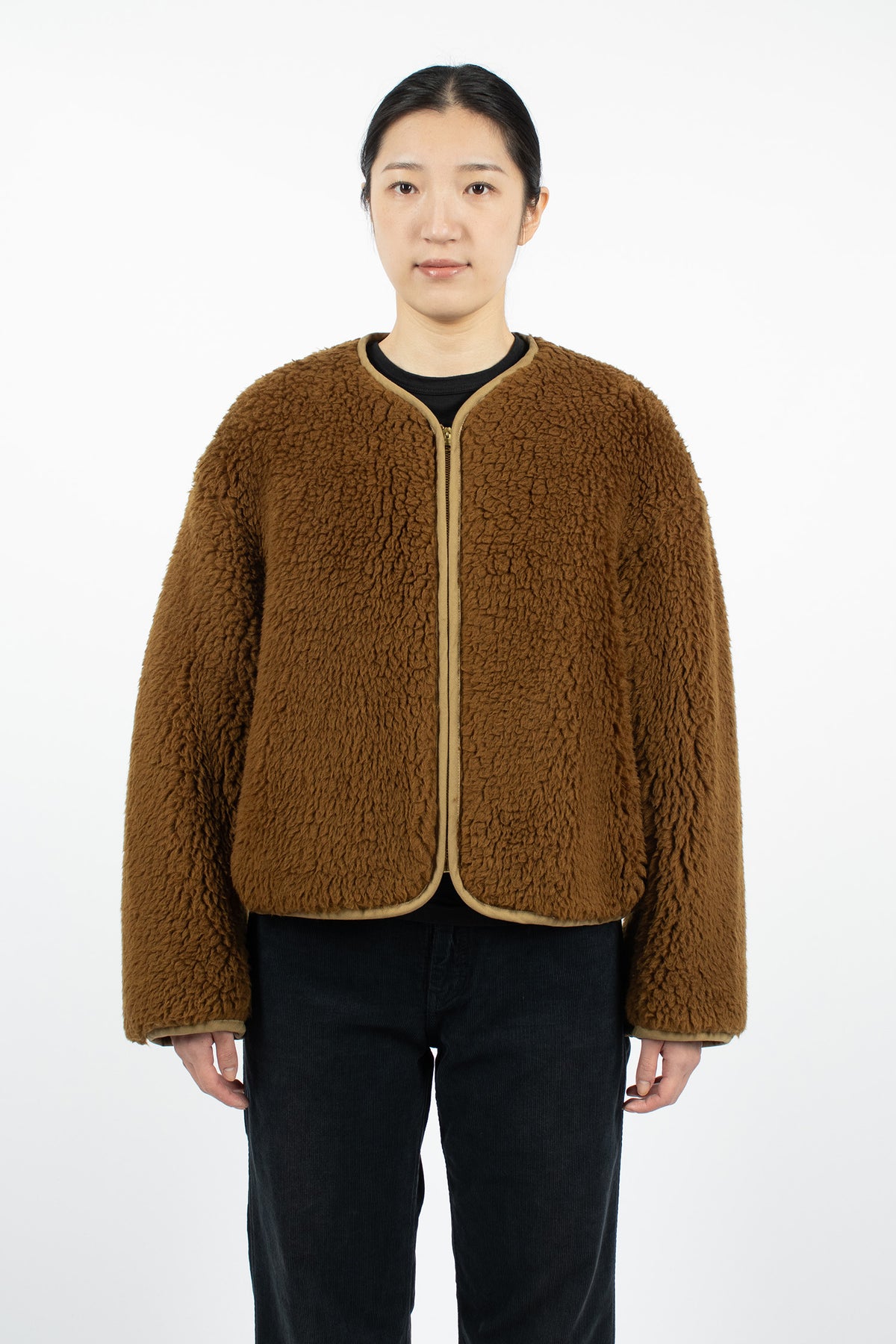 Liner Down Reversible Jacket Brown