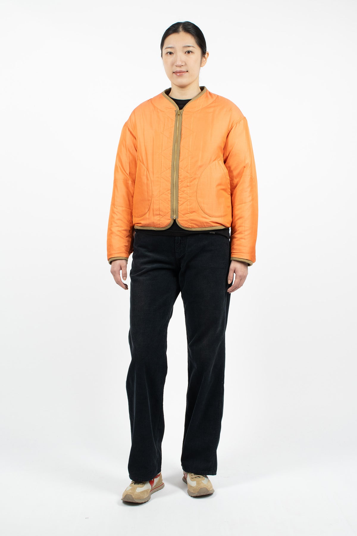Liner Down Reversible Jacket Brown