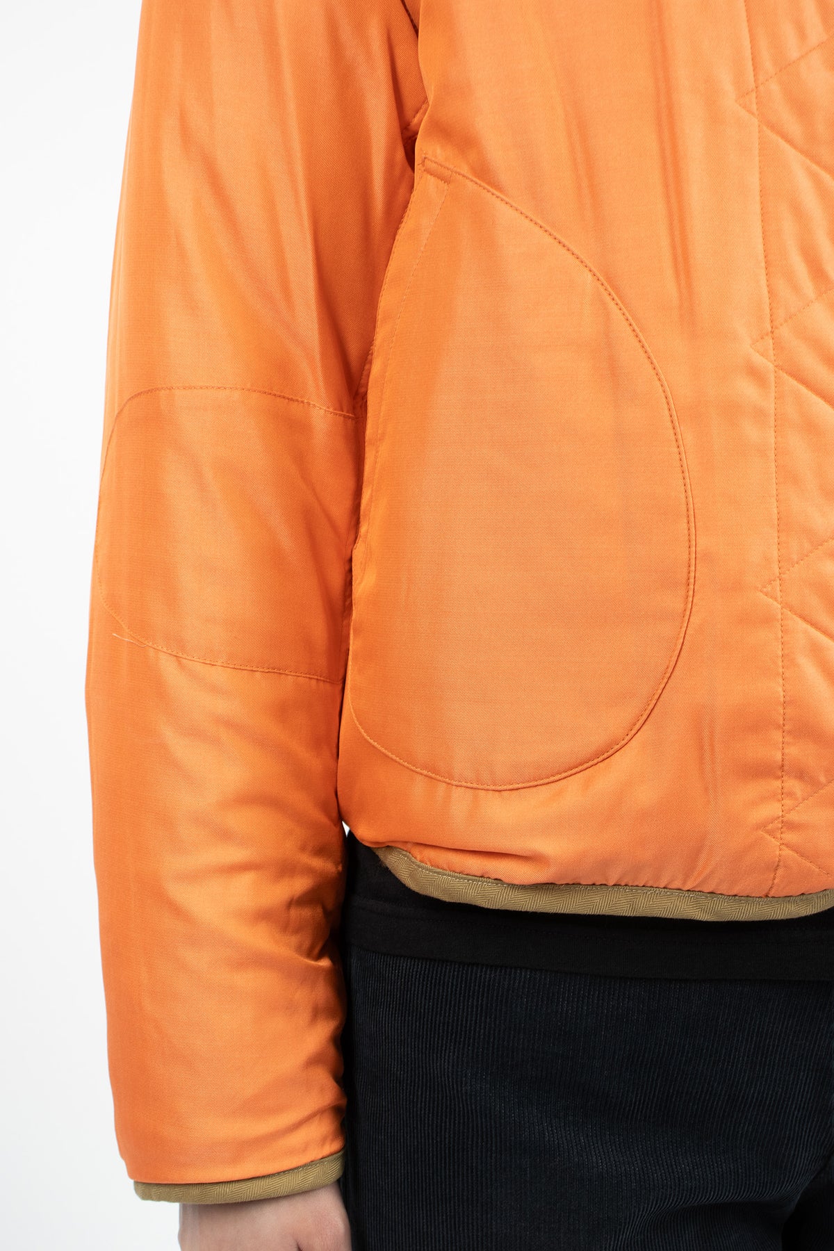 Liner Down Reversible Jacket Brown