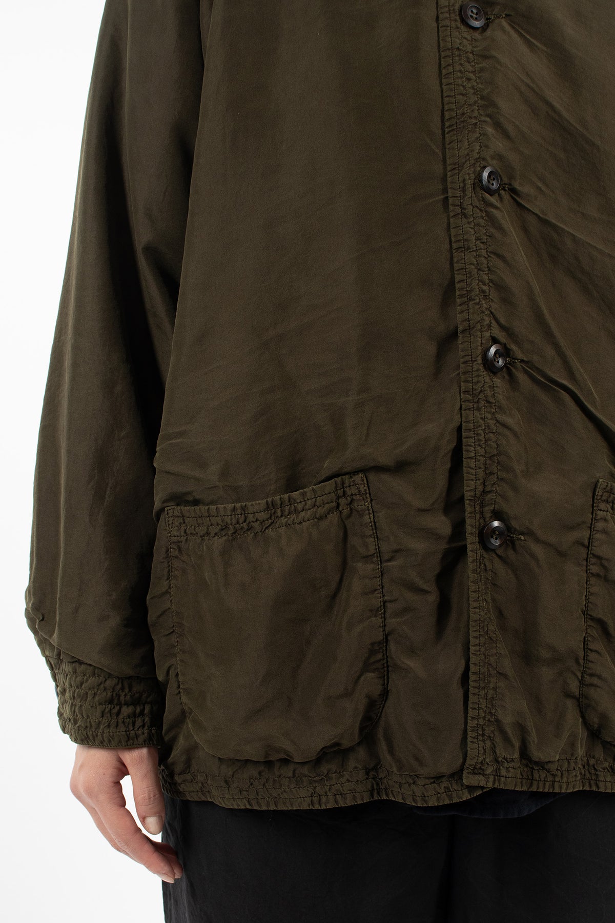 Raglant Padded Jacket Dark Olive