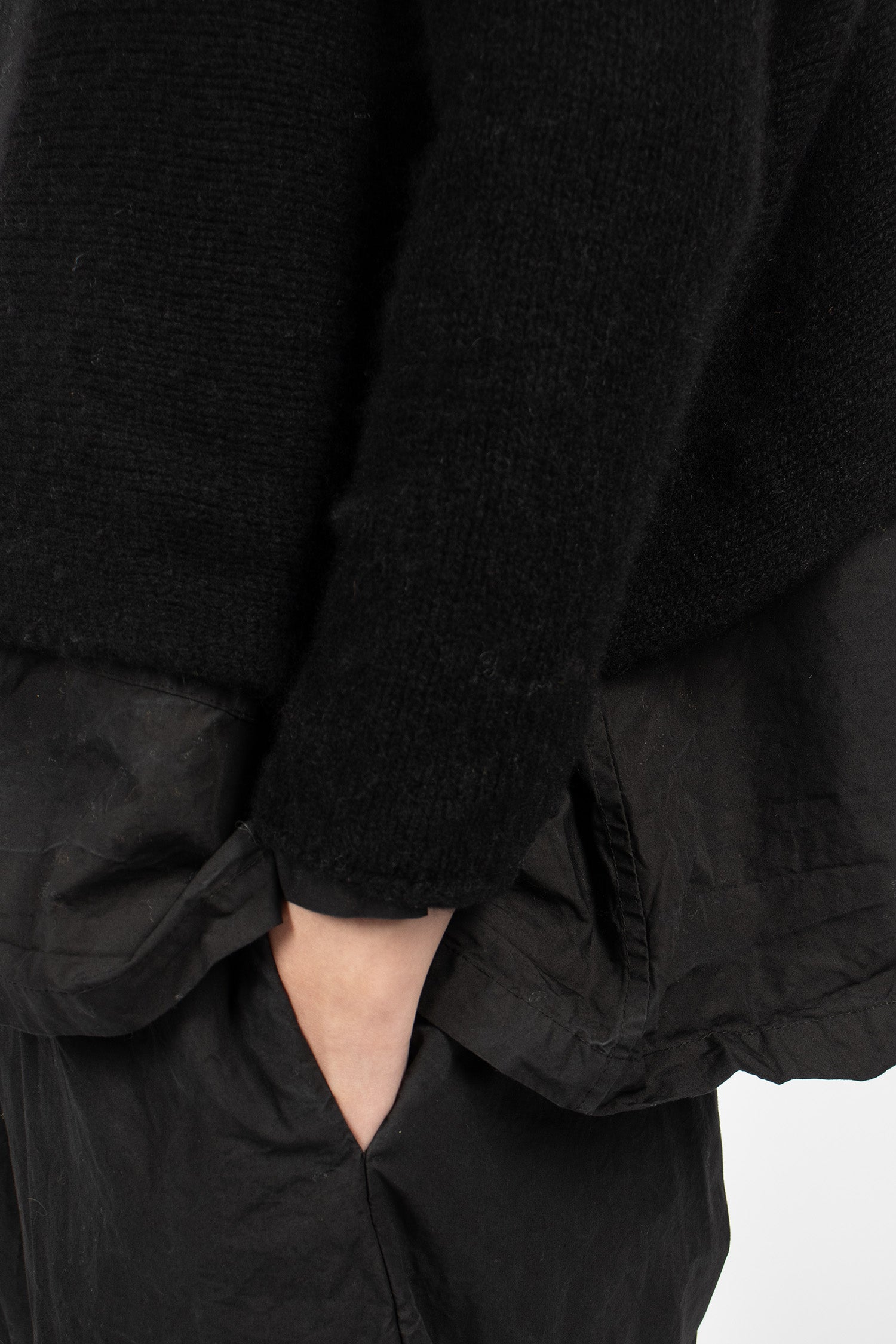 Hazel Cashmere Jumper Black Coarsehair