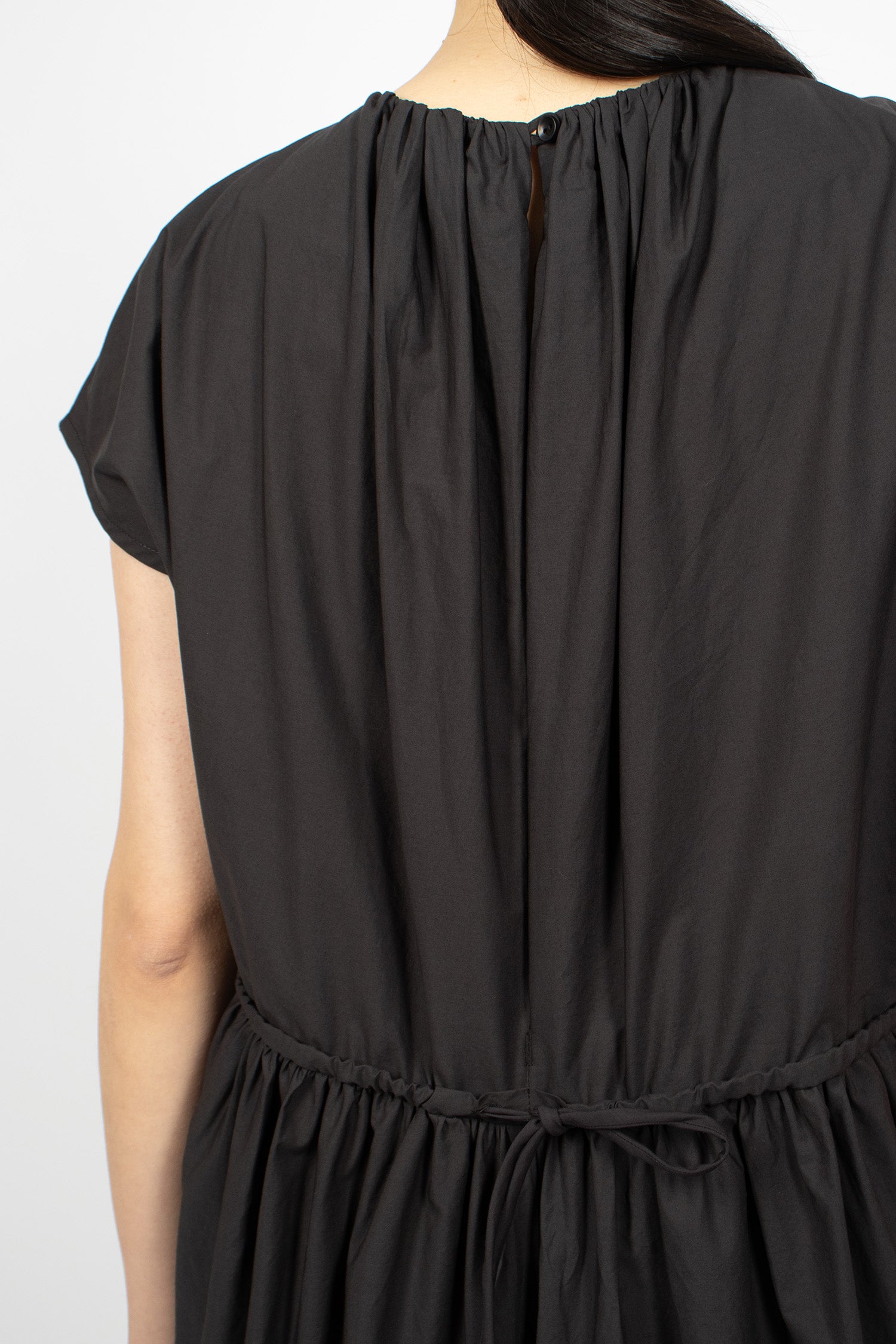 SJP11 Shirred Jumpsuit Black