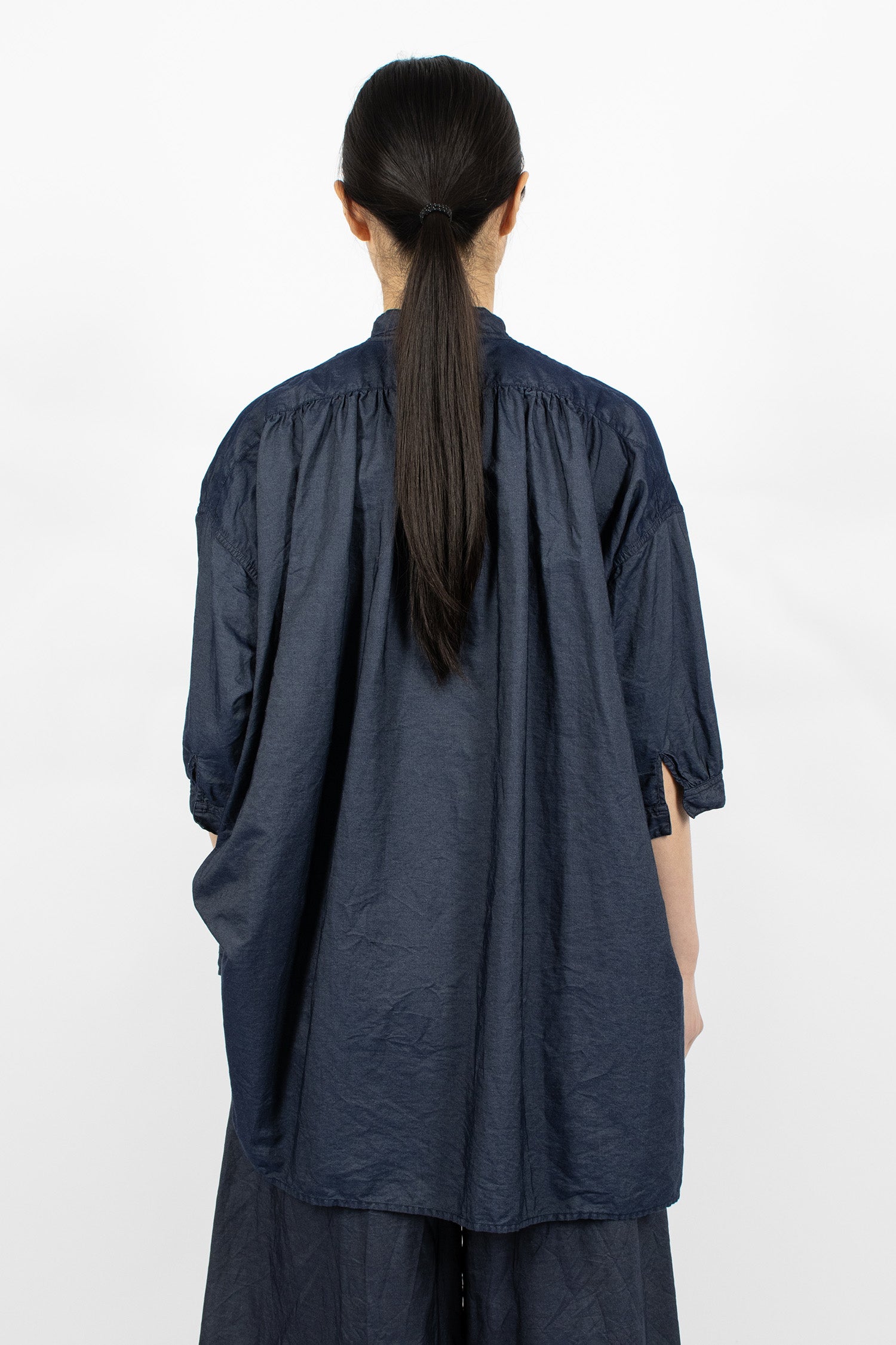 Kora Shirt Navy Blue Denim