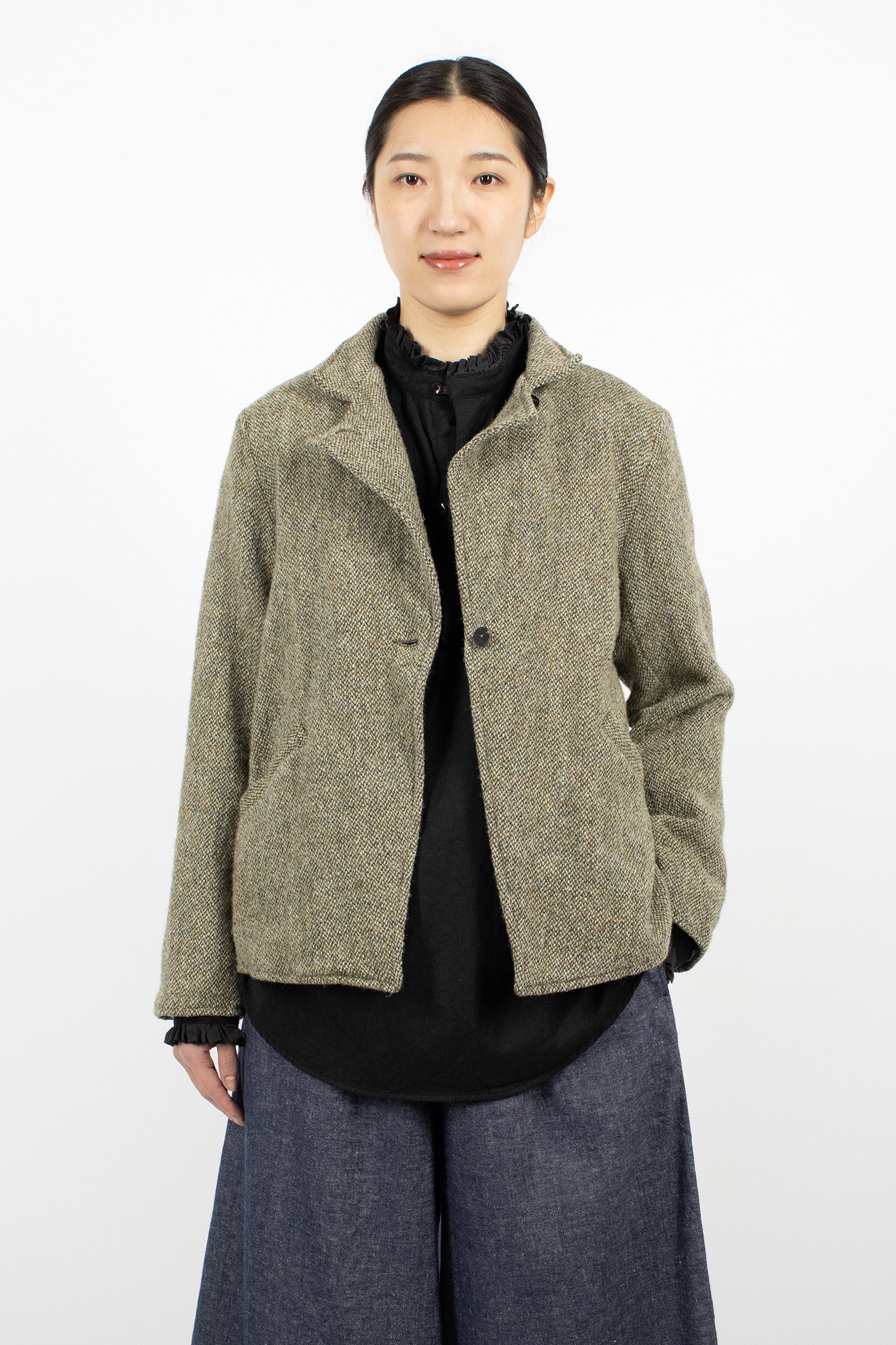Lina SFL Jacket Tweed Light Khaki