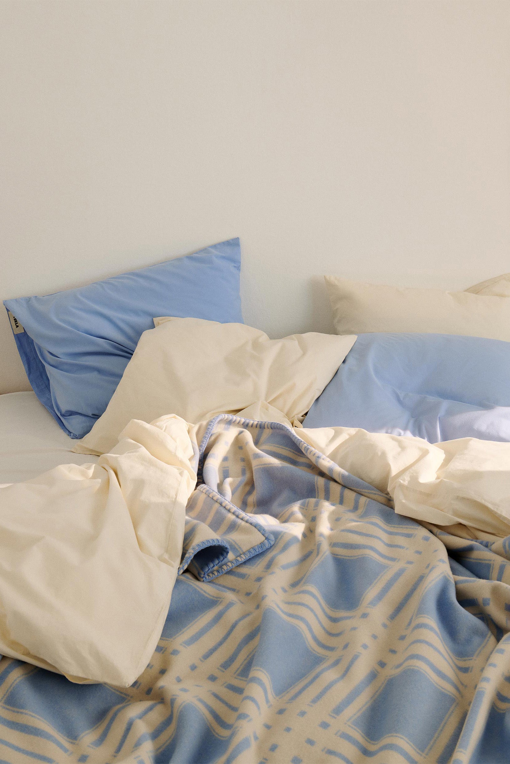 Percale Pillowcase Island Blue