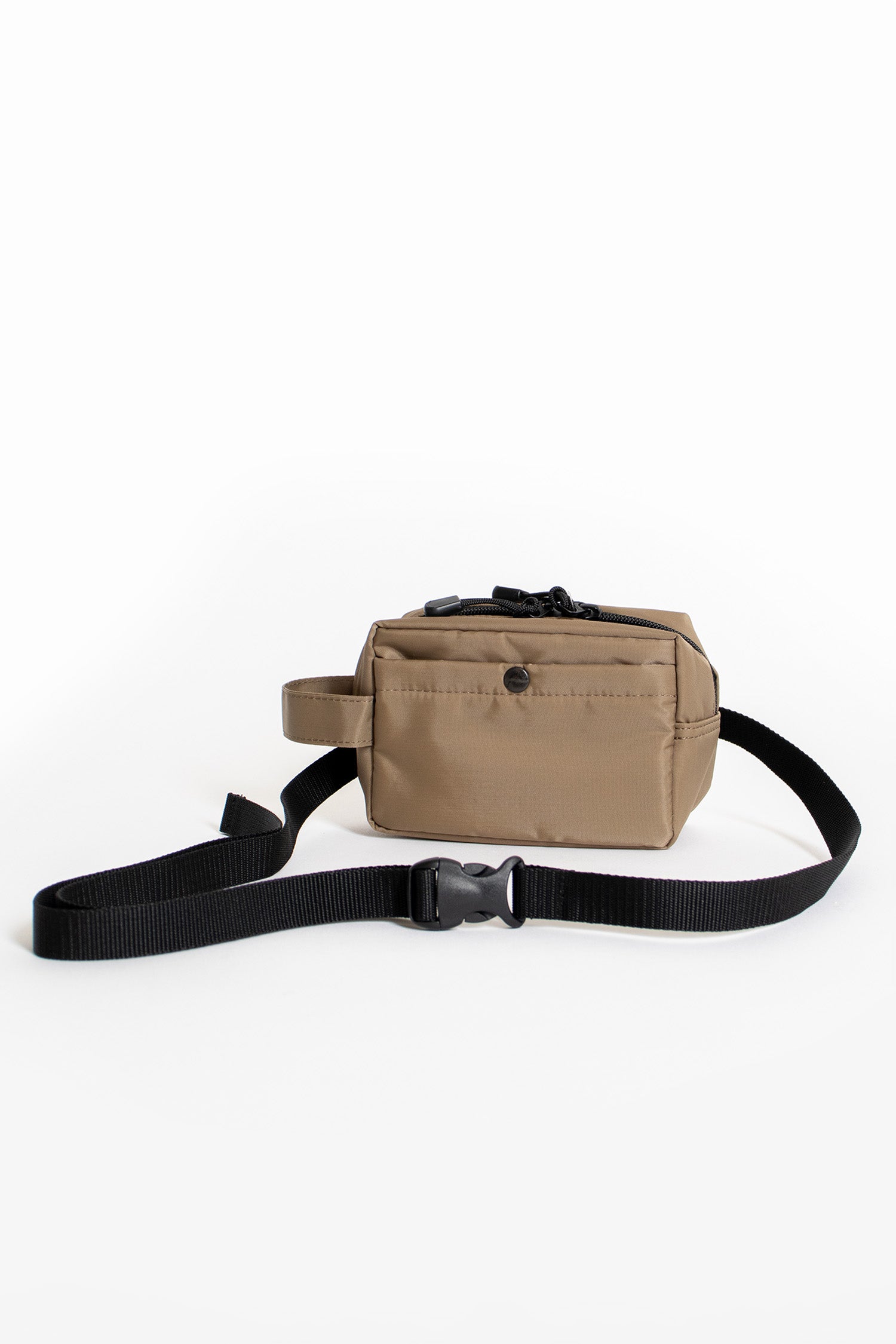 Mini Belt Pouch Dark Beige Puffer
