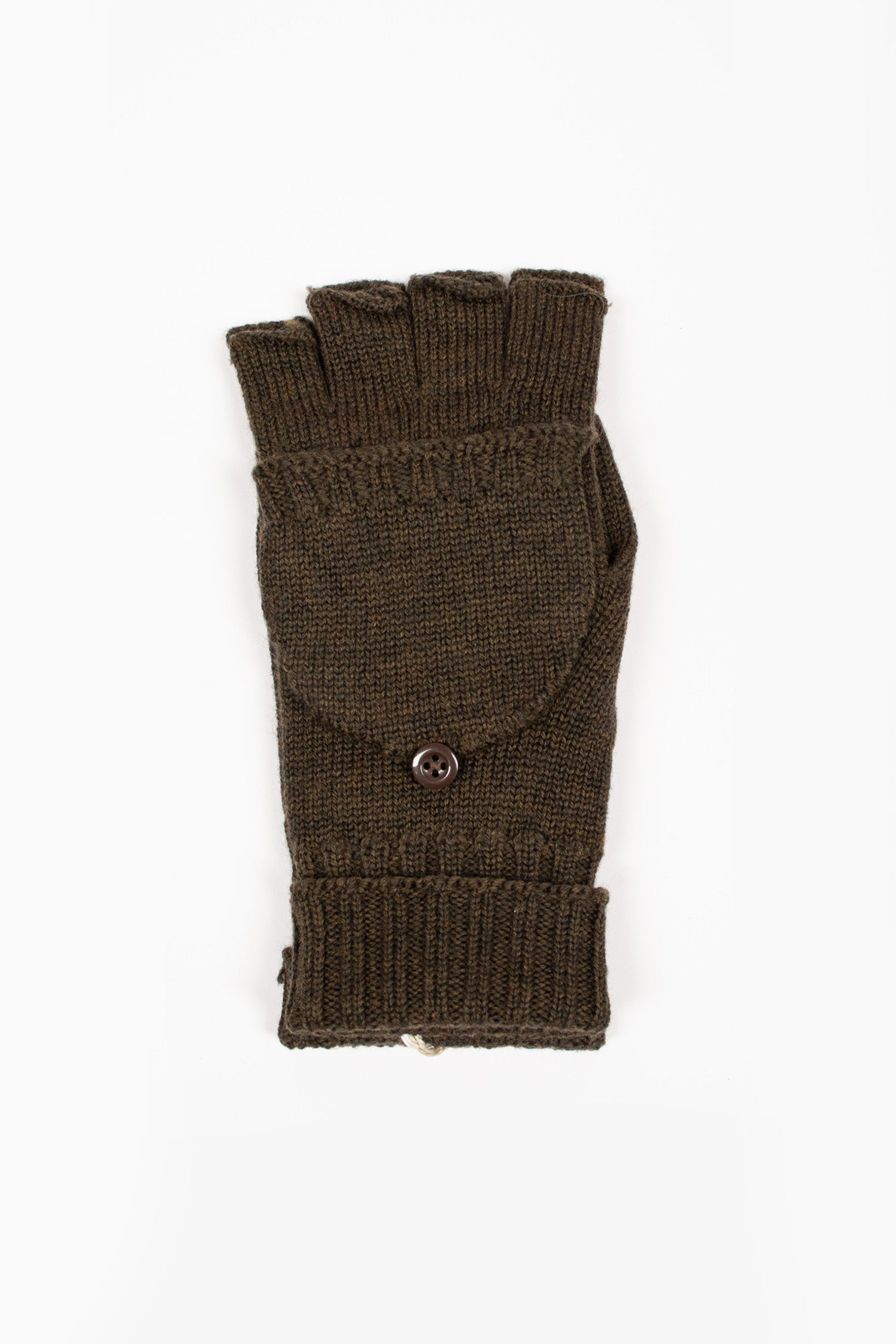 Merino Wool Mitten Olive
