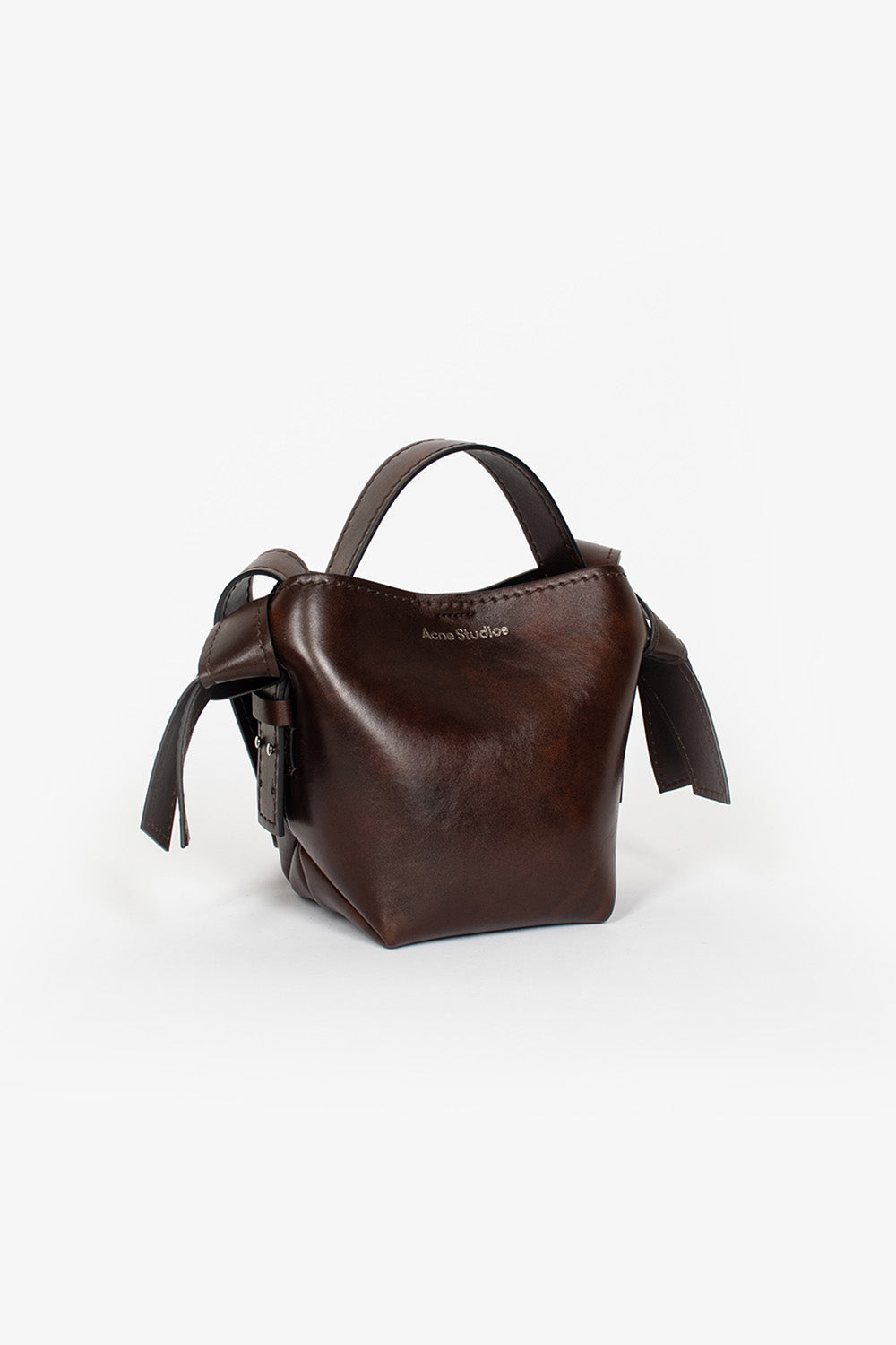 Musubi Mini Shoulder Bag Dark Brown