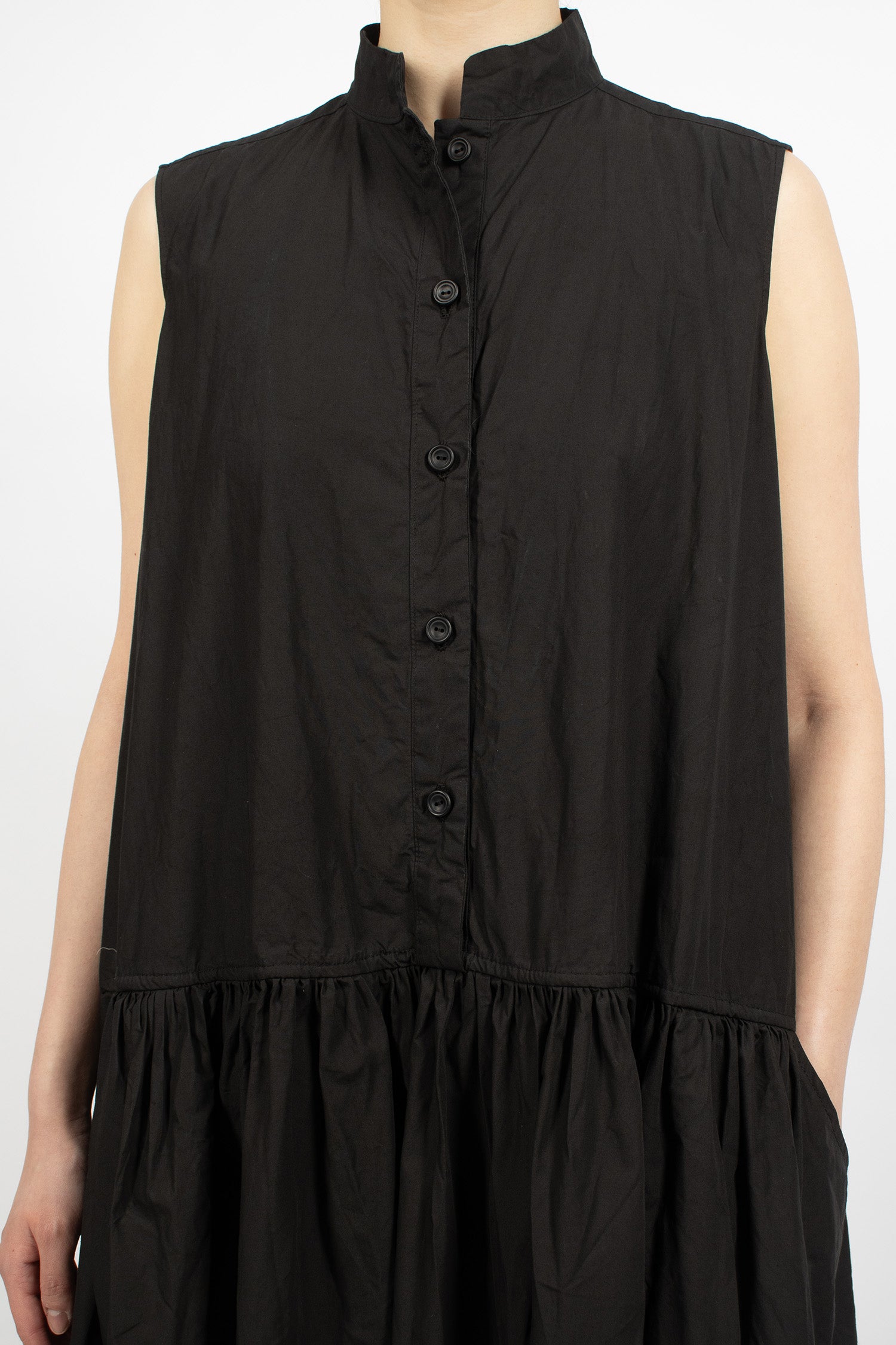 D Sleeveless Dress Black
