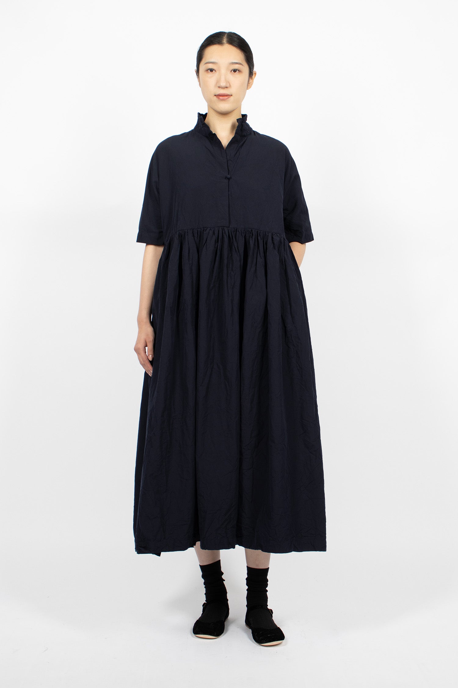 Aria Washed Dress Dark Blue